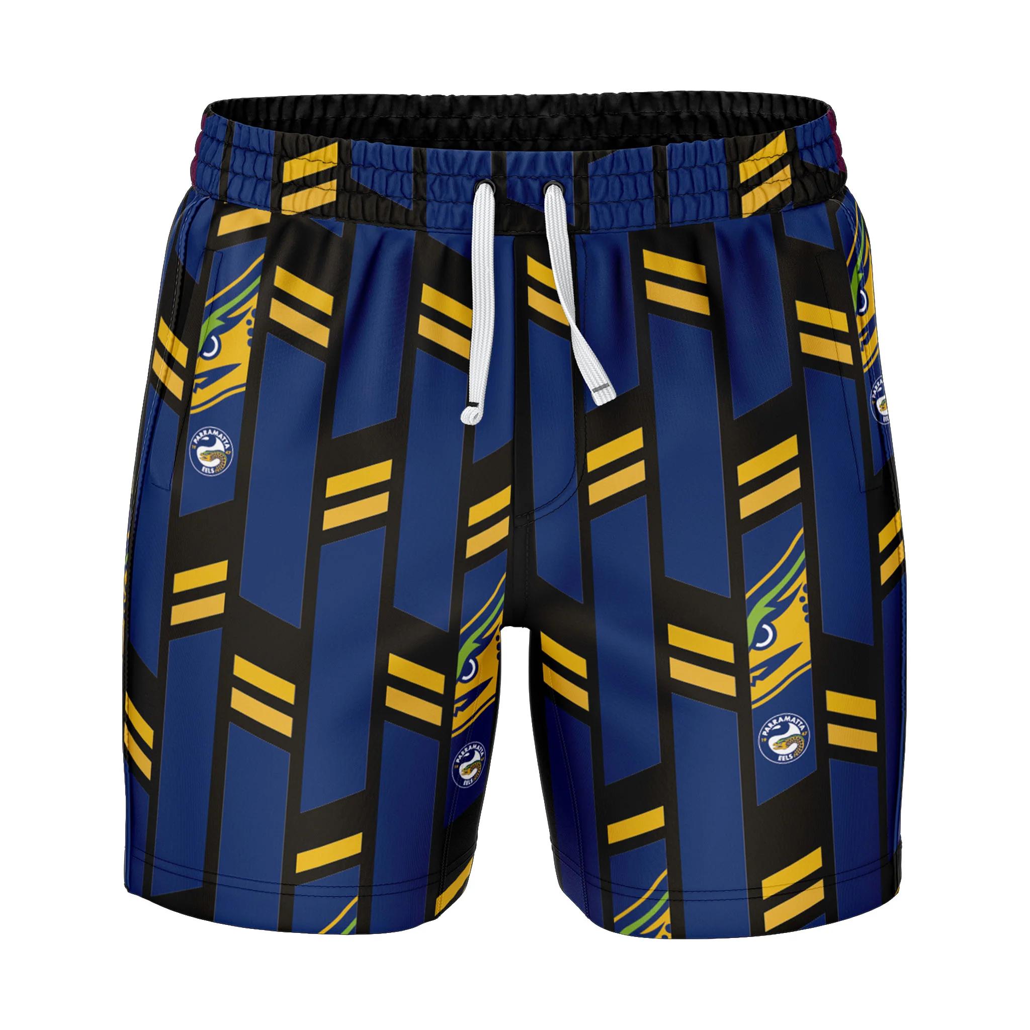 Parramatta Eels Mens Riviera Volley Swim Shorts - Image 4