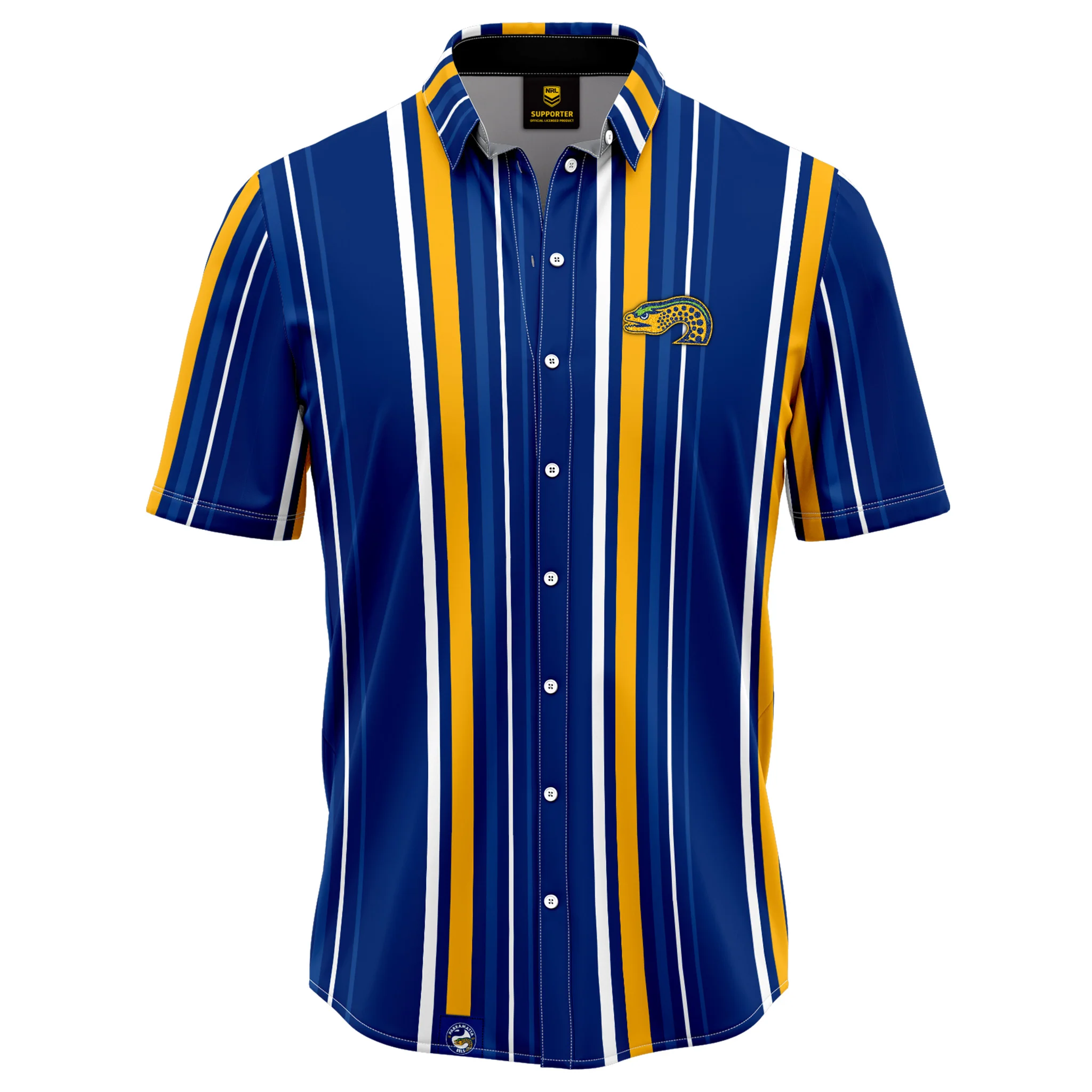 Parramatta Eels Mens Sorrento Party Shirt - Image 7