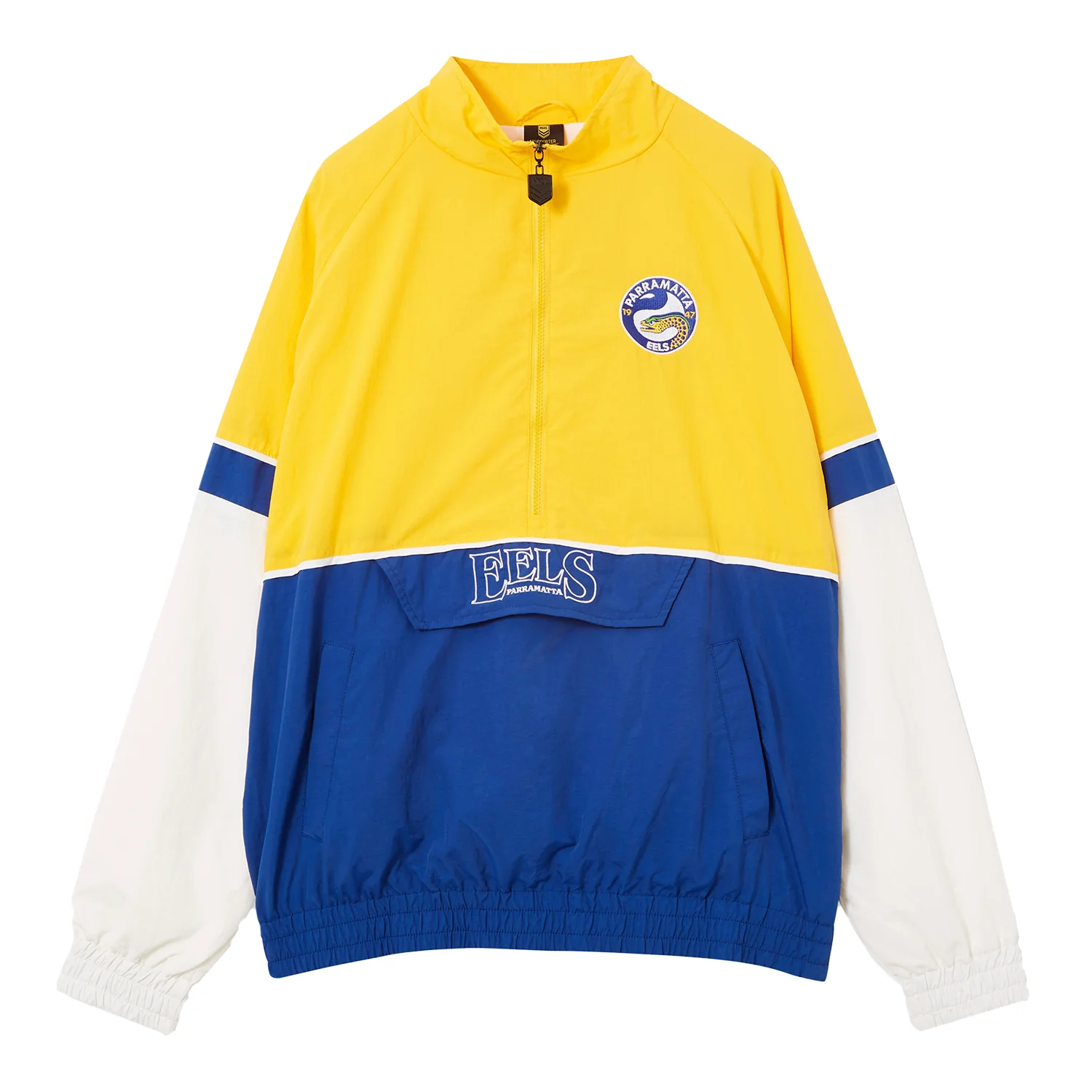 Paramatta Eels Mens Retro 1/2 Zip Windbreaker