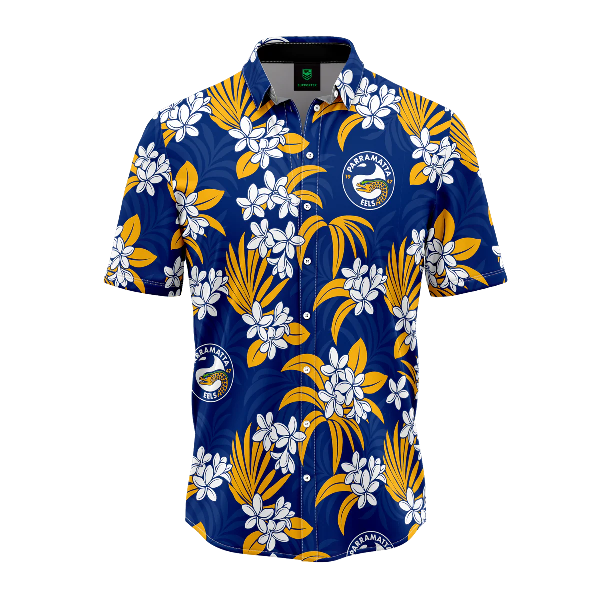Eels Reef Hawaiian Shirt Mens - Image 3