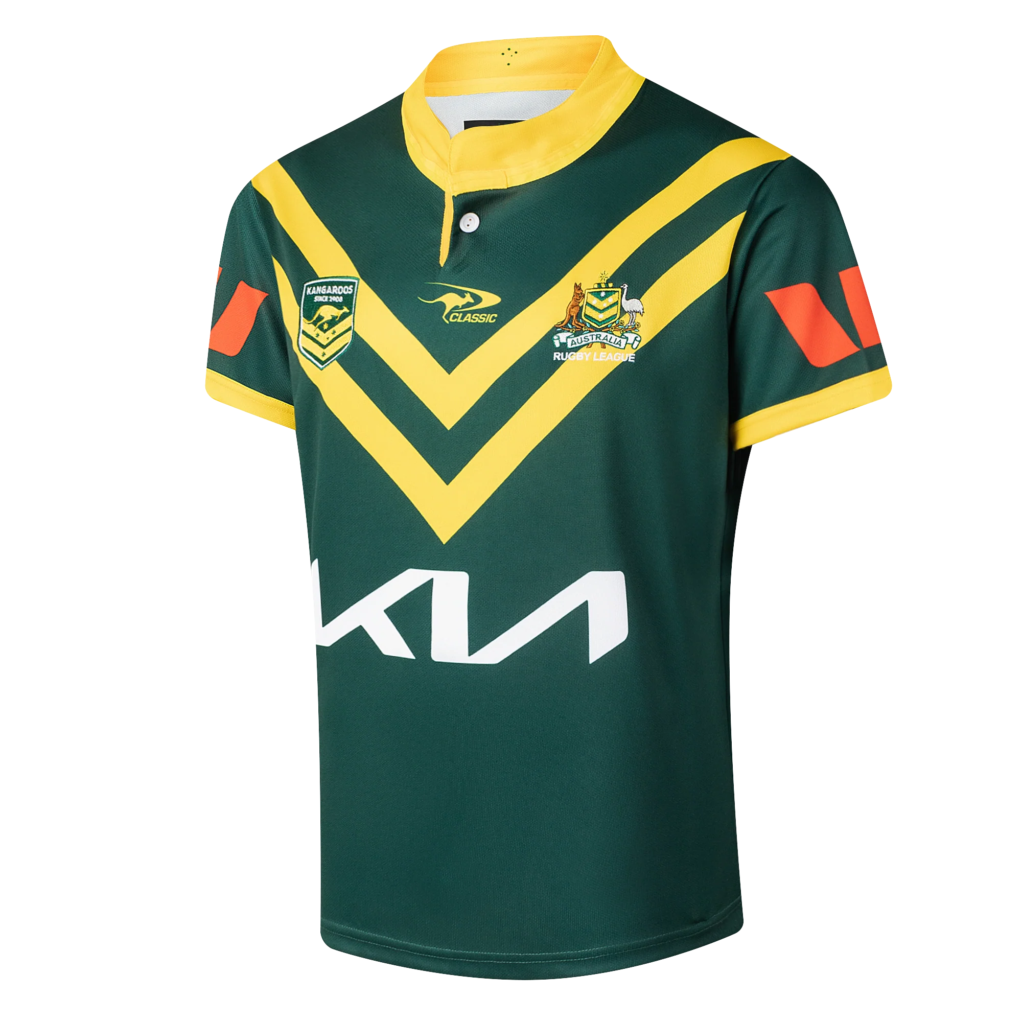 Australian Kangaroos Womens 2025/26 Home Jersey - Image 2