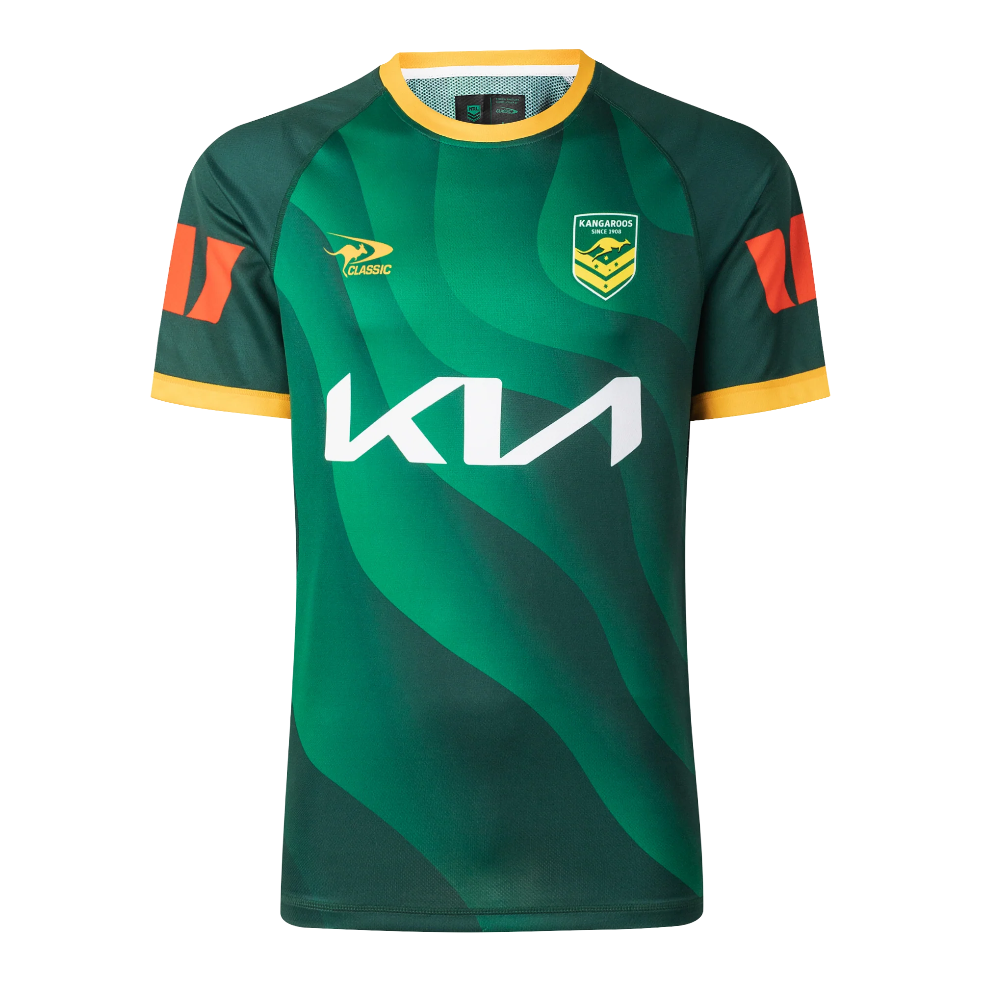 Australian Kangaroos Youth 2025/26 Pro Training Tee