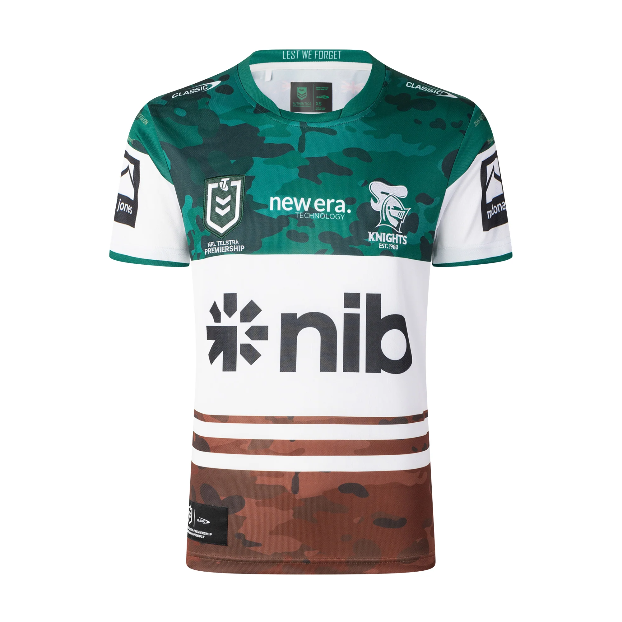 Newcastle Knights Mens 2026 ANZAC Round Jersey