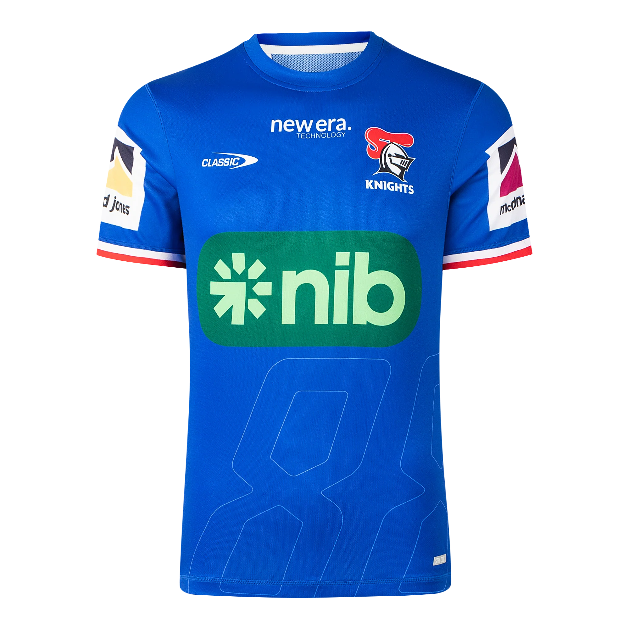 Newcastle Knights Mens 2026 Pro Training Tee Blue