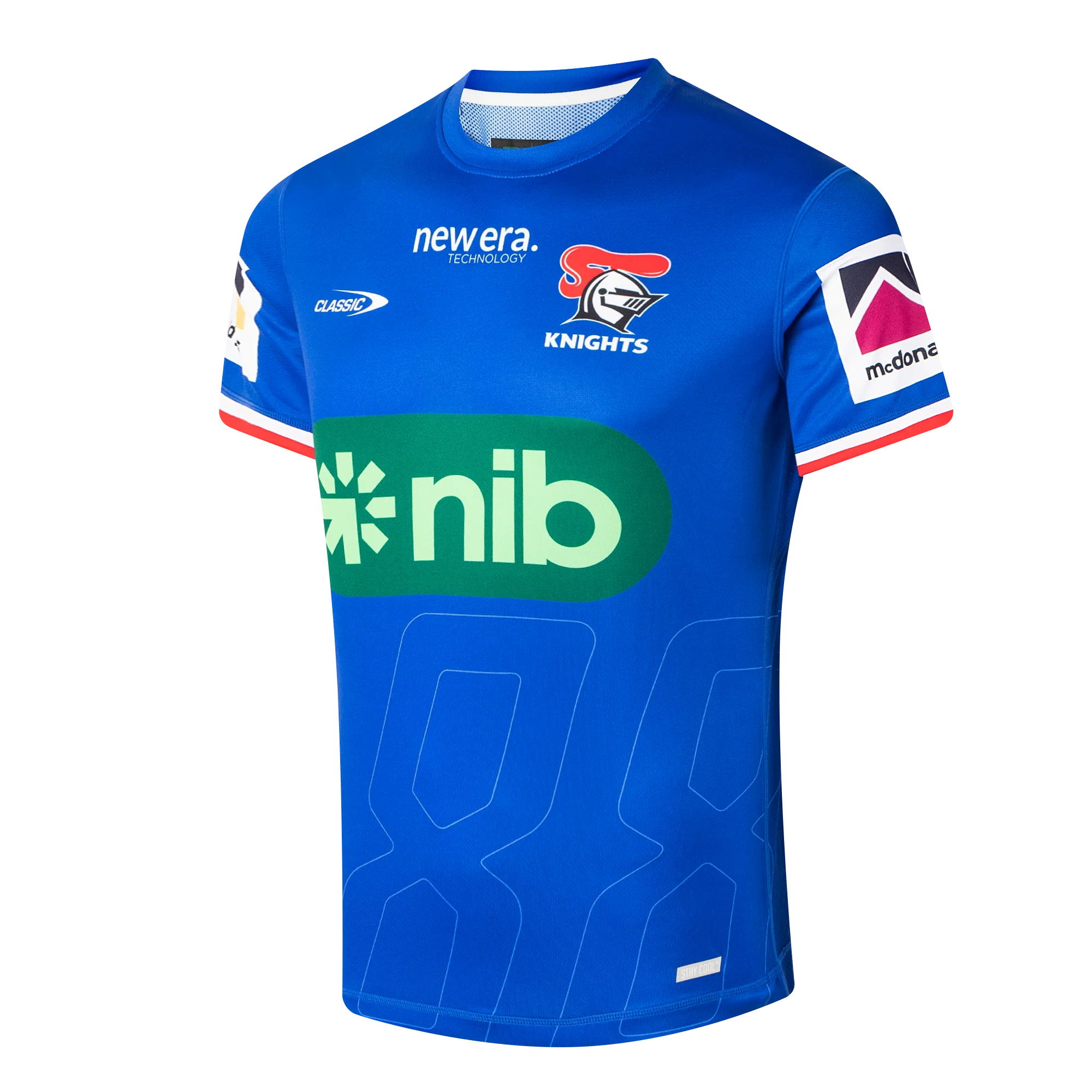 Newcastle Knights Mens 2026 Pro Training Tee Blue - Image 2