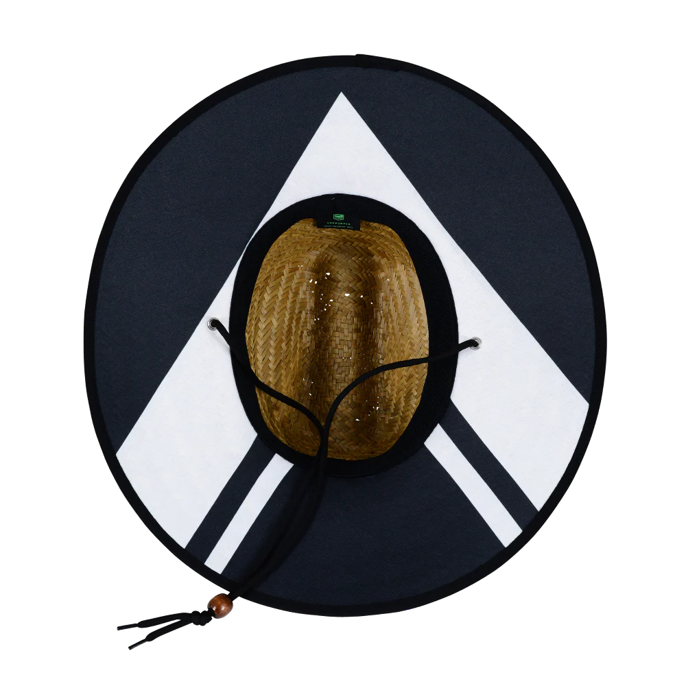 Magpies Adult Retro Straw Hat - Image 2