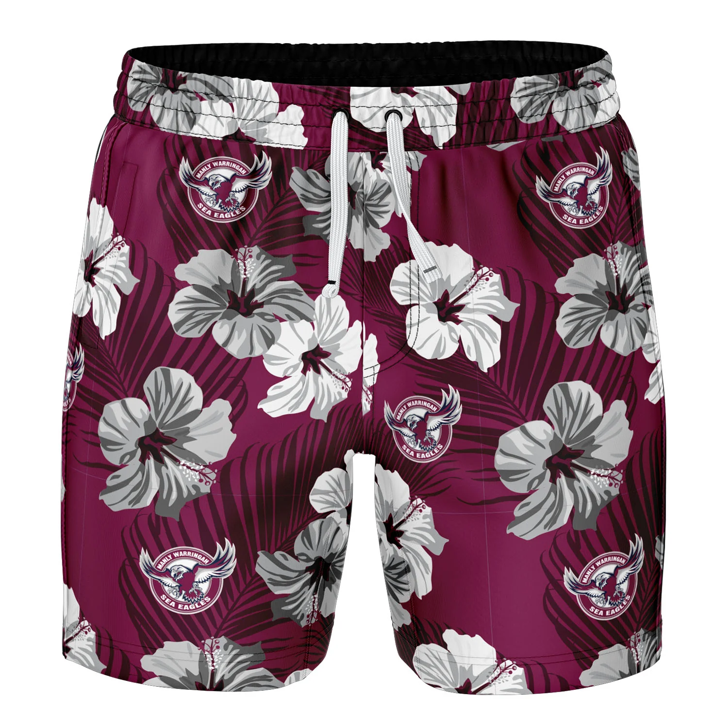Manly-Warringah Sea Eagles 'Aloha' Volley Swim Shorts