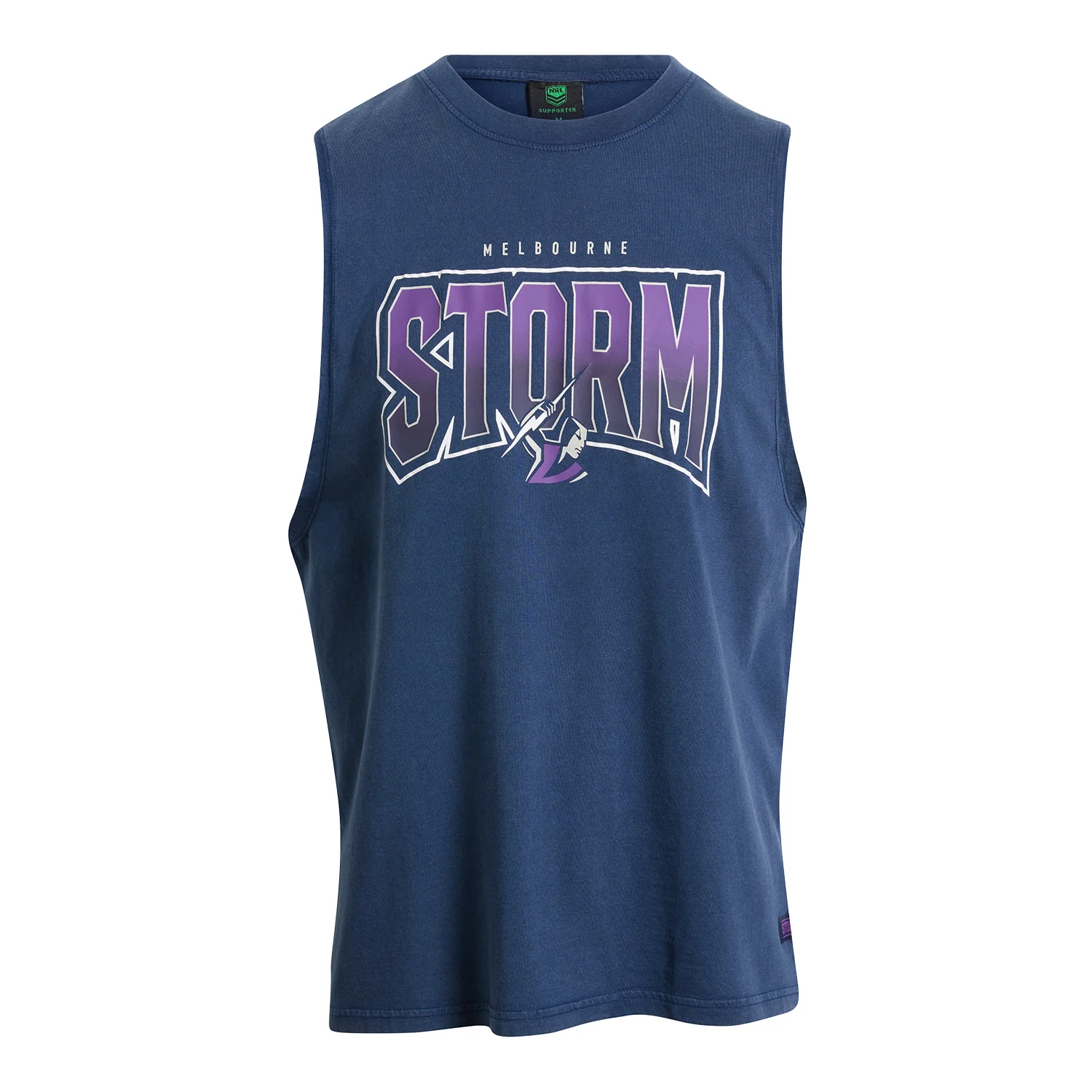 Melbourne Storm Adult Washed Muscle Tank