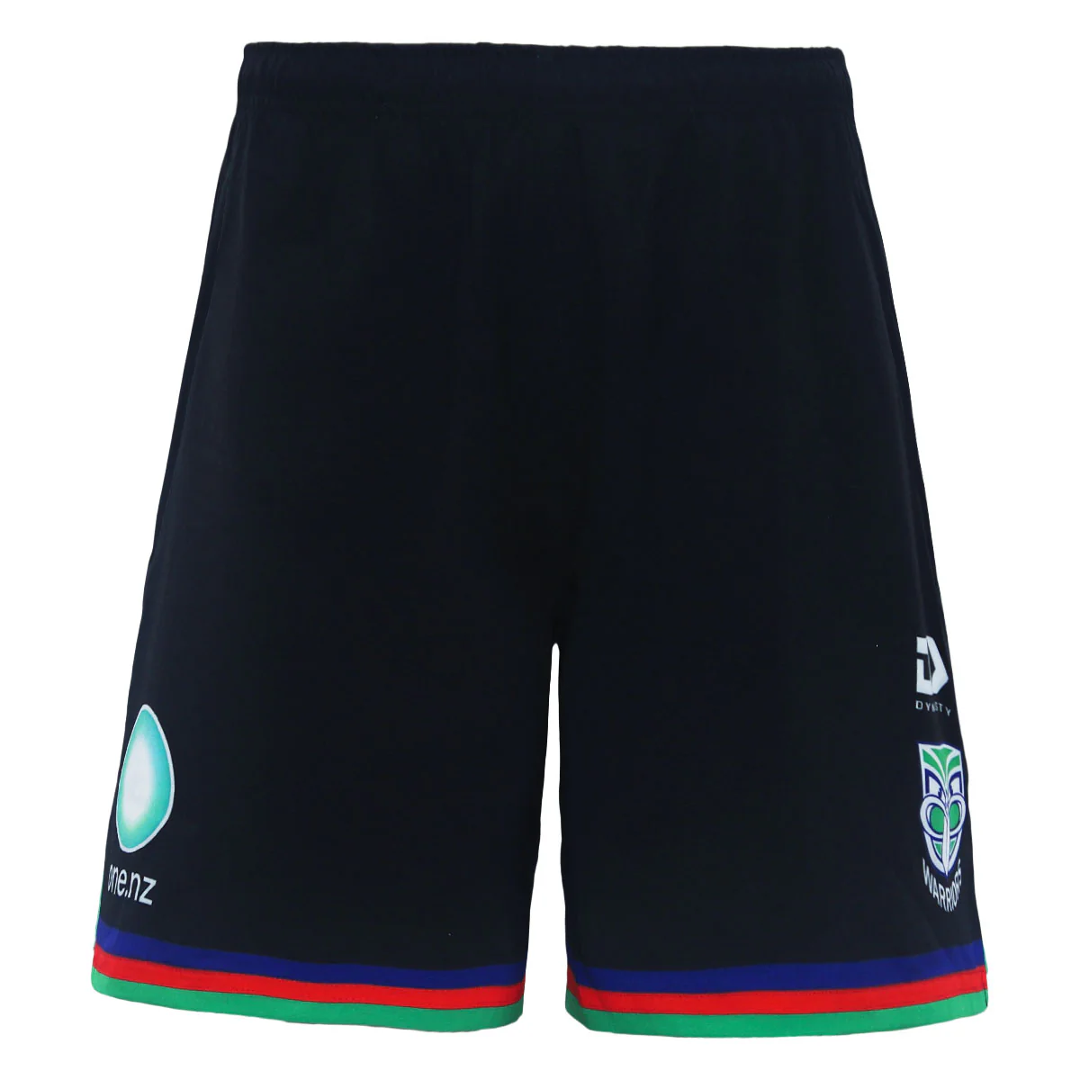 New Zealand Warriors 2026 Mens Gym Shorts Black - Image 3