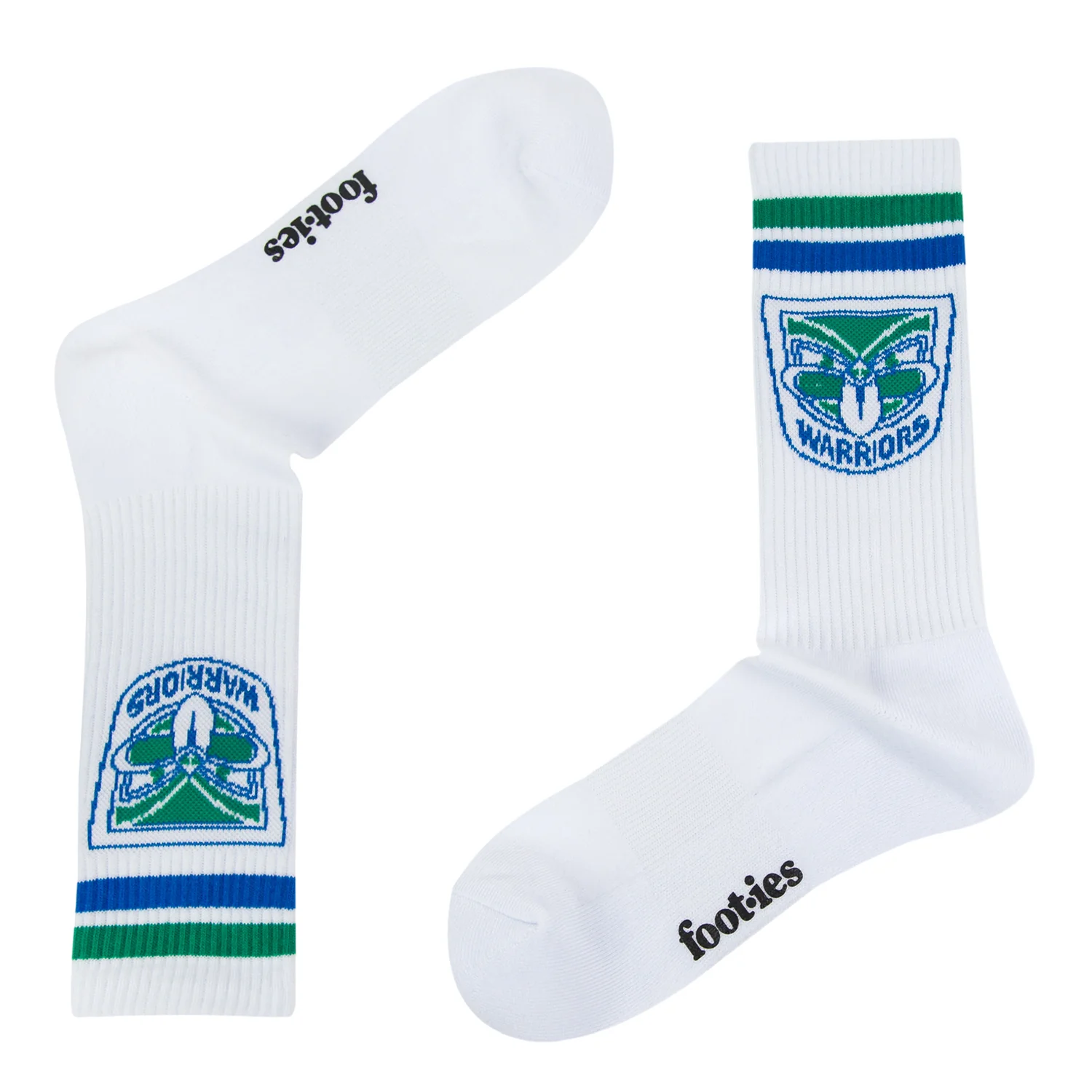 New Zealand Warriors Retro Sneaker Sock 2 Pack - Image 3