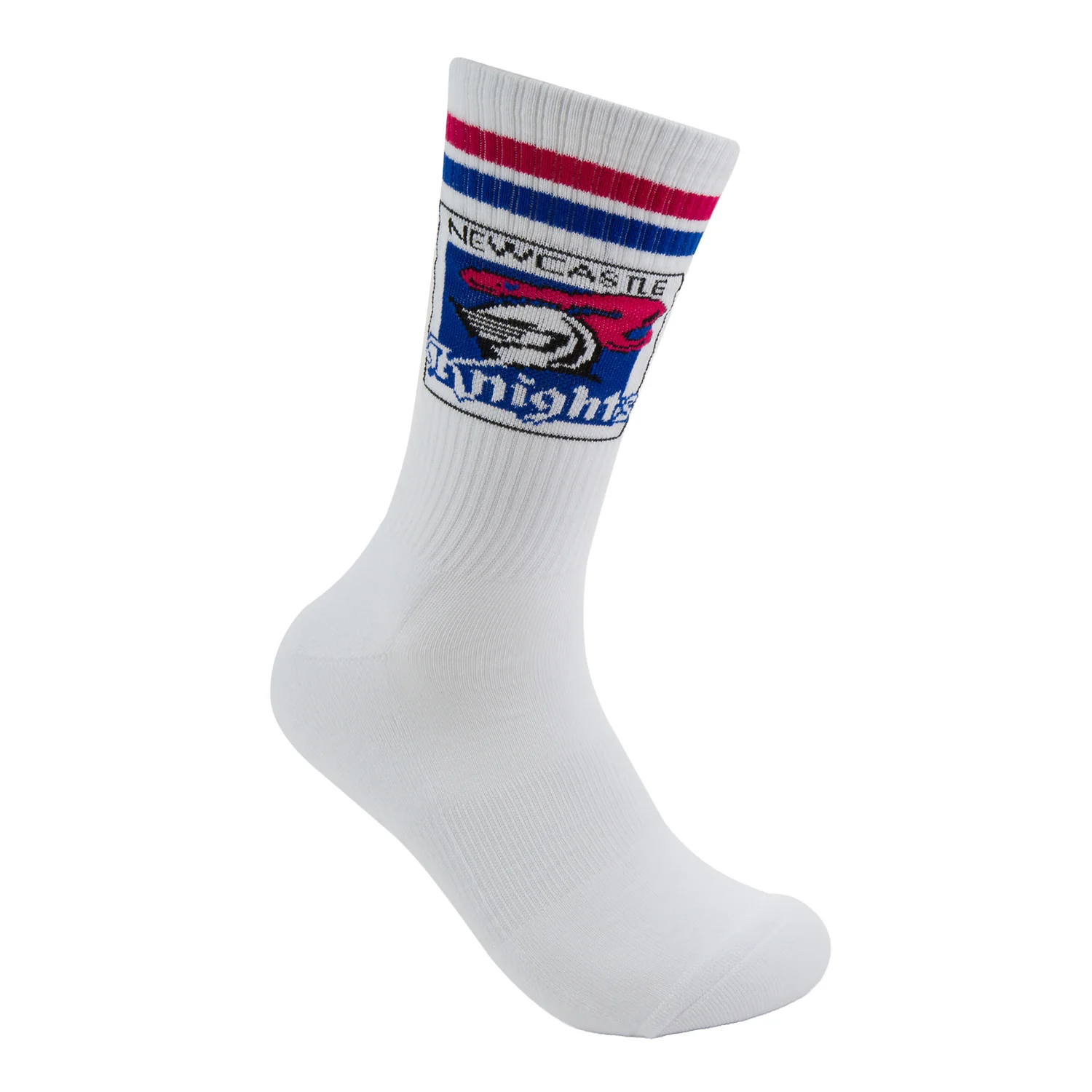 Newcastle Knights Retro Sneaker Sock 2 Pack - Image 5