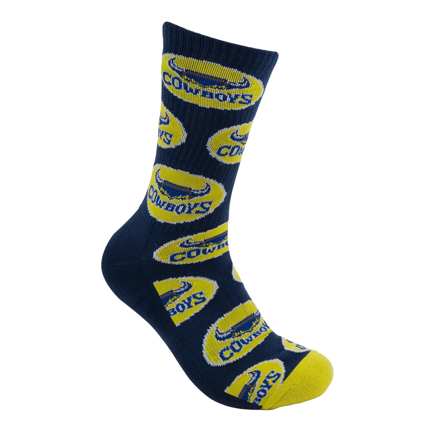 North Queensland Cowboys Retro Sneaker Sock 2 Pack - Image 6