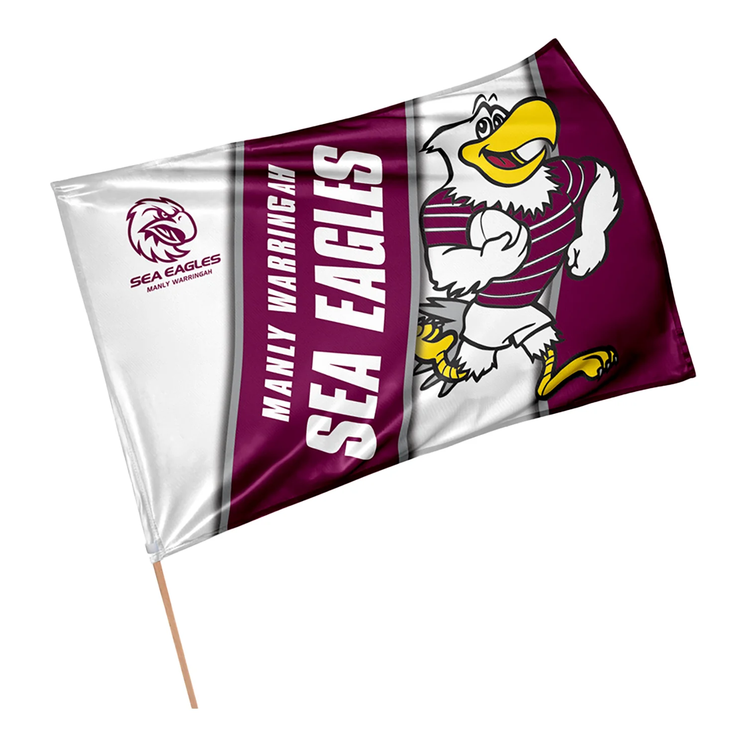 Manly Warringah Sea Eagles Retro Game Day Flag