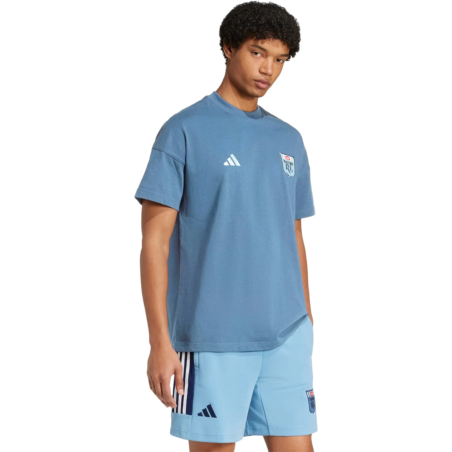 NSW Blues 2025 Mens SZN T-Shirt Light Blue - Image 5