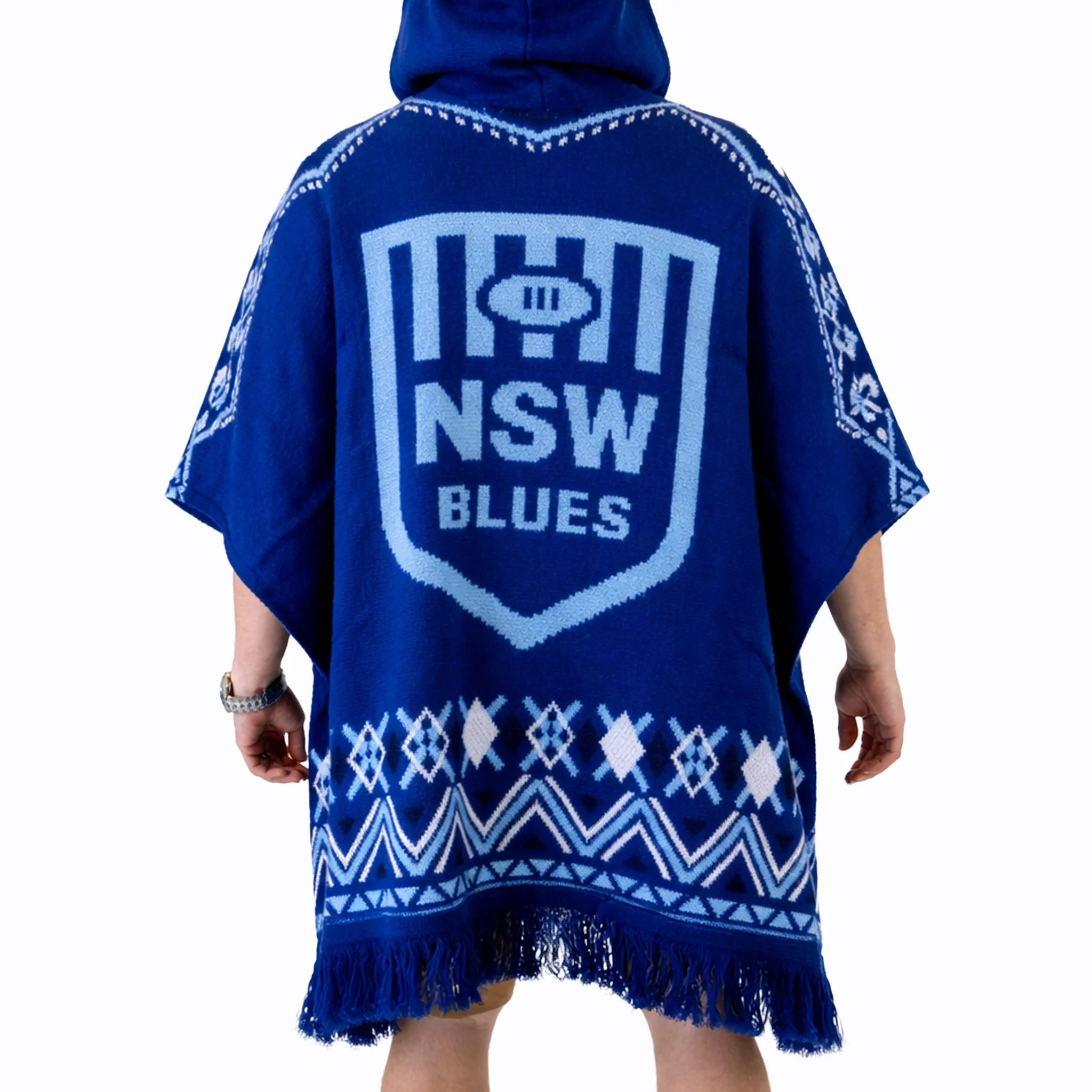 NSW Blues Dakota Woven Poncho - Image 2