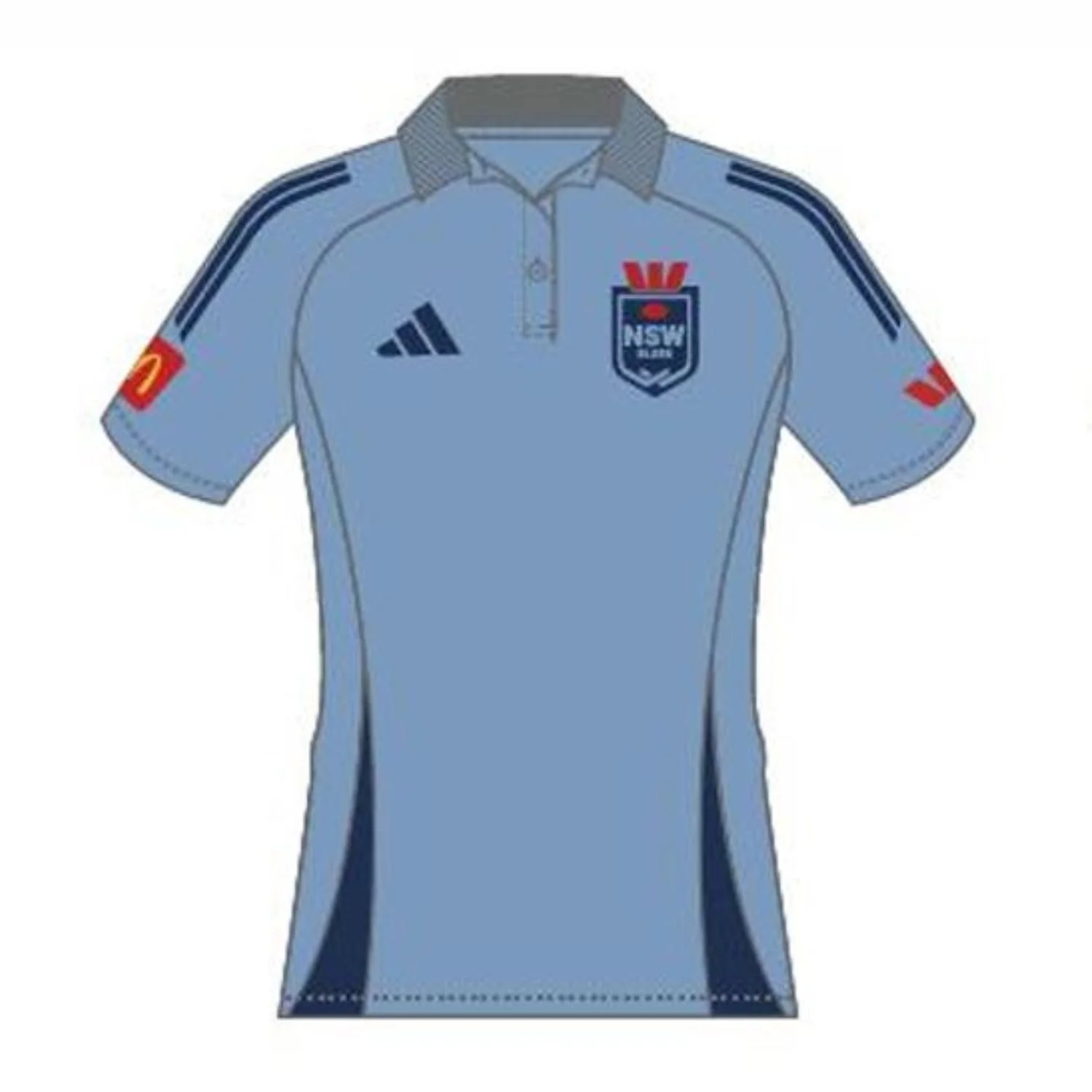 Westpac NSW Blues Ladies 2026 Polo Light Blue