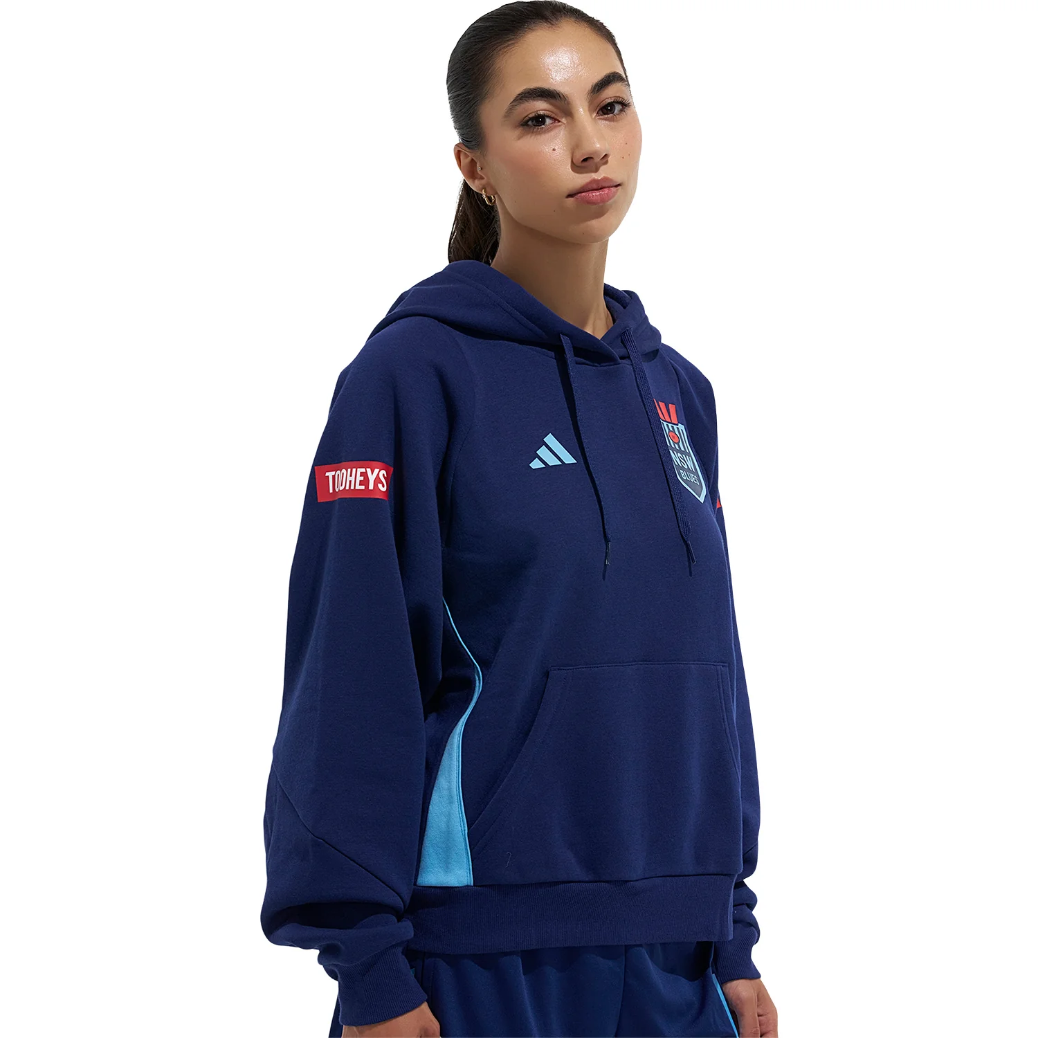 Westpac NSW Blues Ladies 2026 Training Hoodie Dark Blue - Image 2