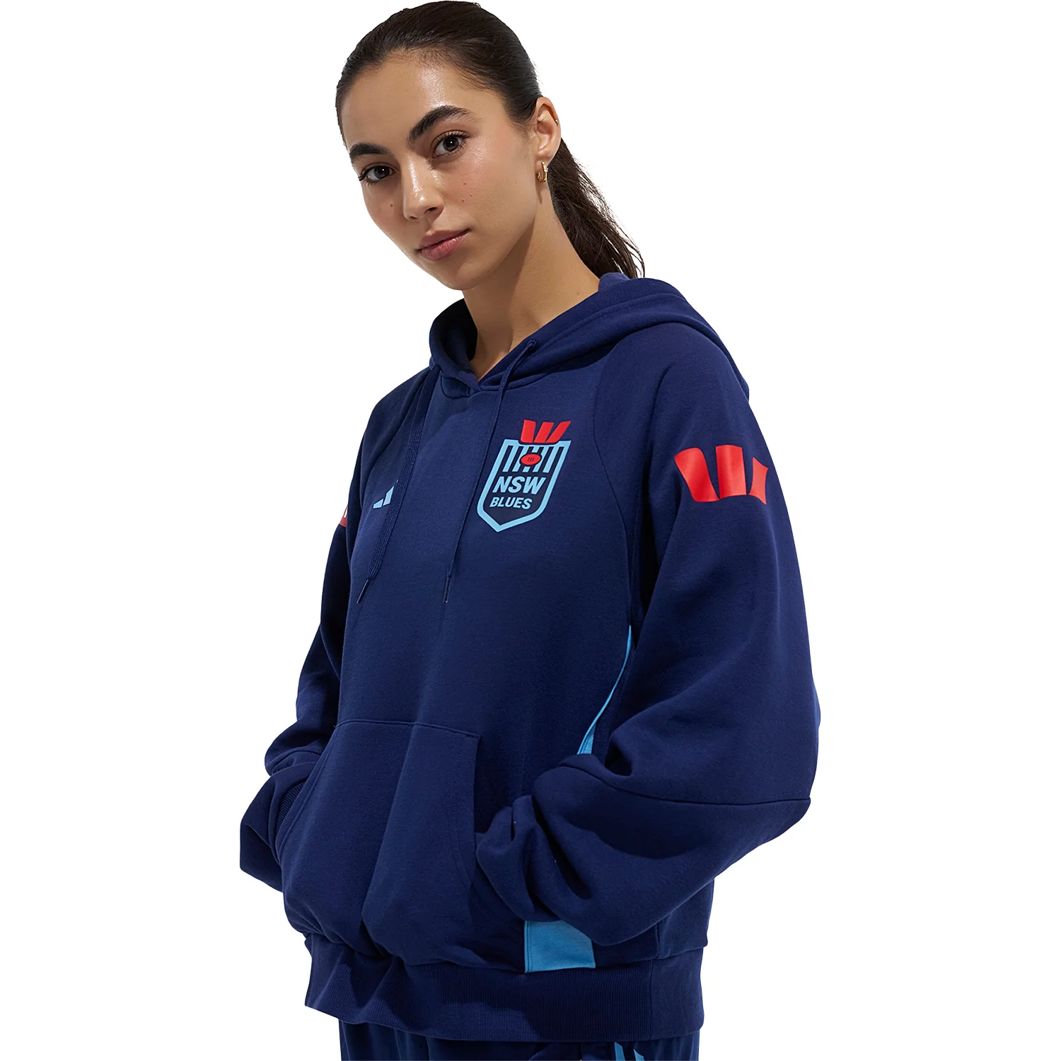 Westpac NSW Blues Ladies 2026 Training Hoodie Dark Blue - Image 3
