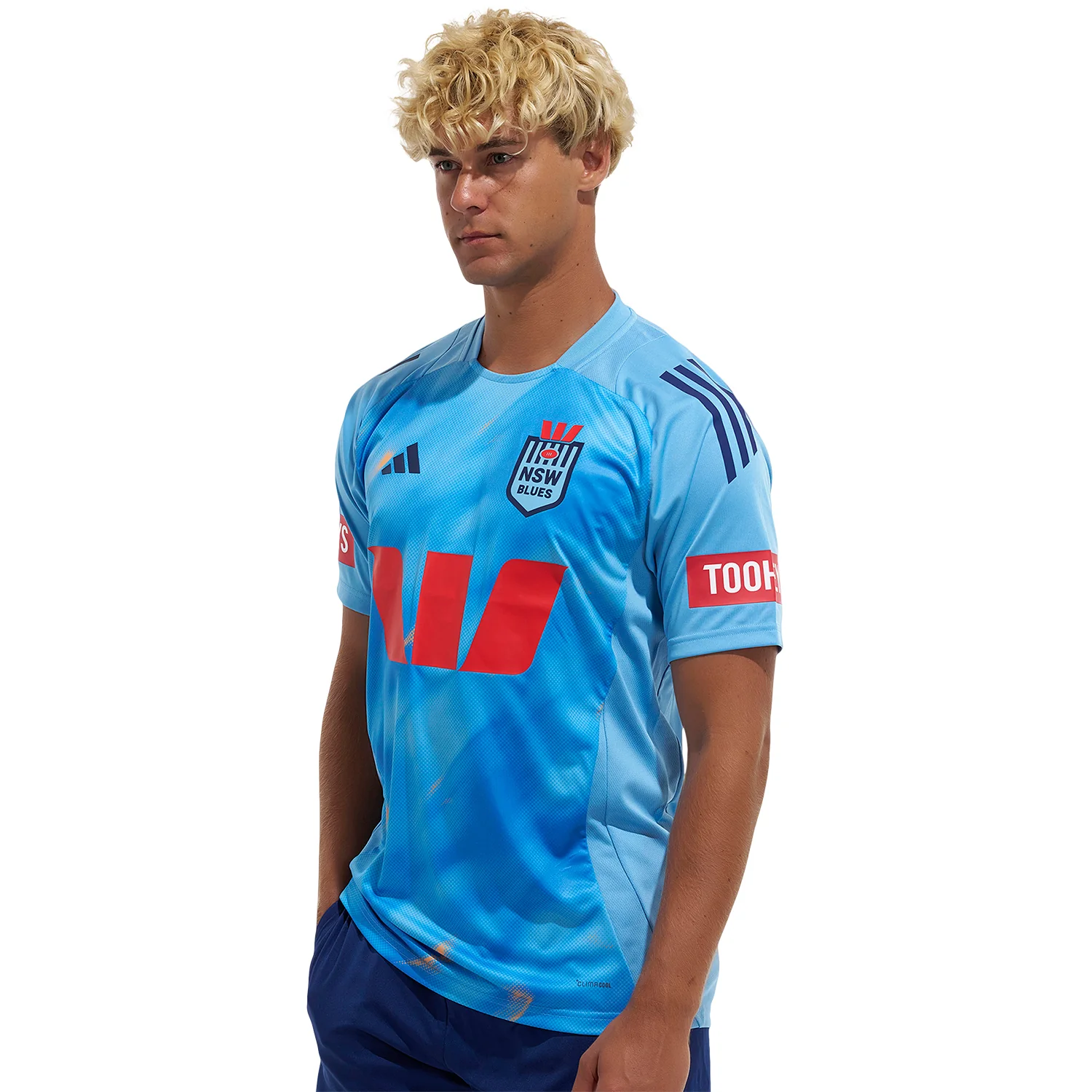 Westpac NSW Blues Mens 2026 Perf Tee Light Blue - Image 2