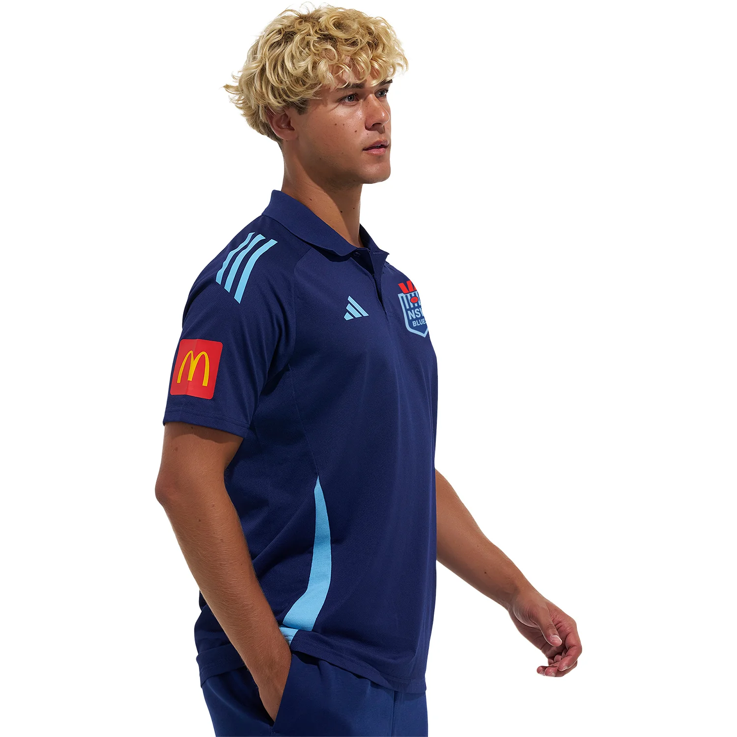 Westpac NSW Blues Mens 2026 Polo Dark Blue - Image 2