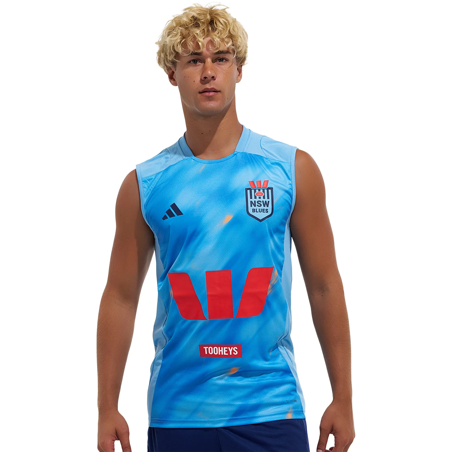 Westpac NSW Blues Mens 2026 Singlet Light Blue