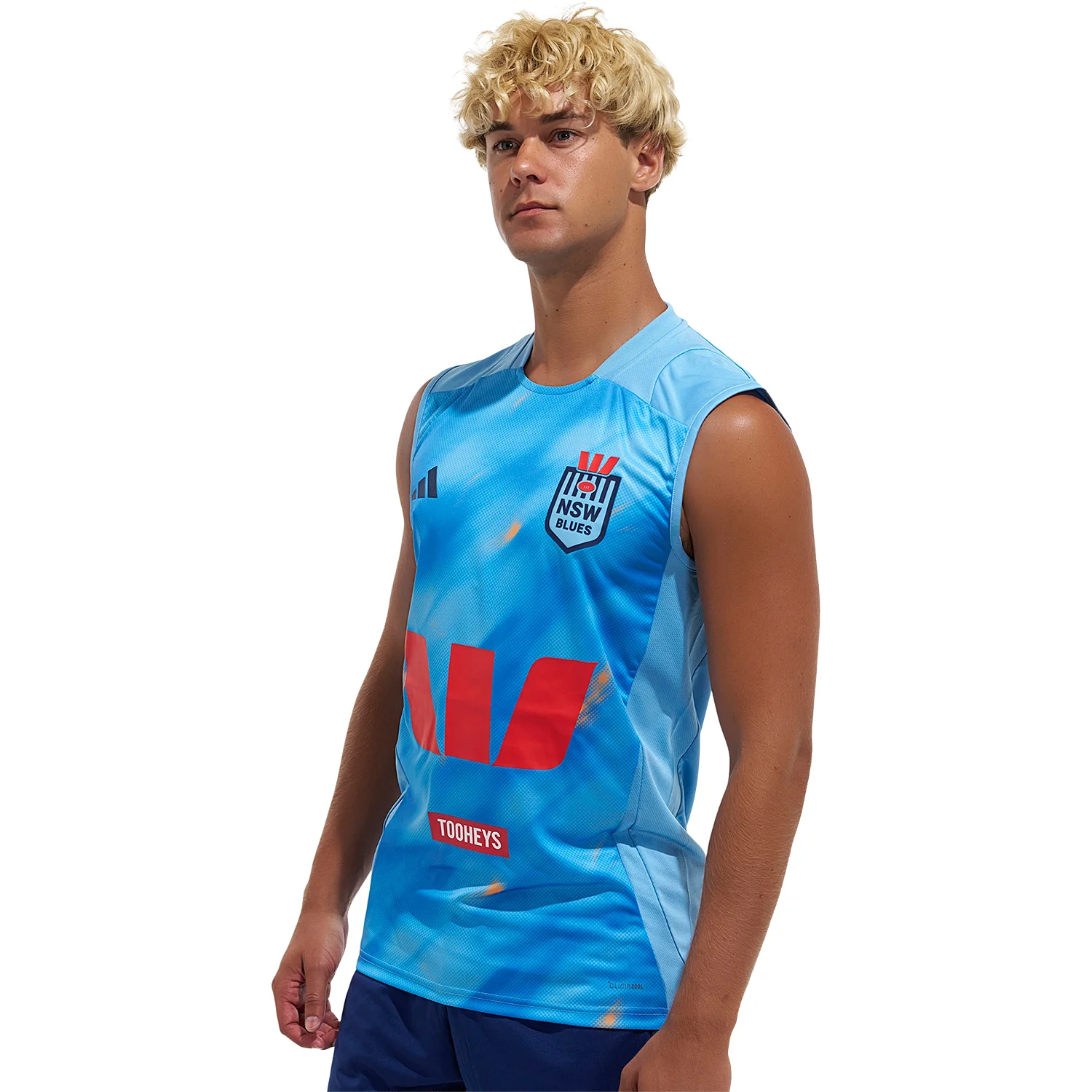Westpac NSW Blues Mens 2026 Singlet Light Blue - Image 2