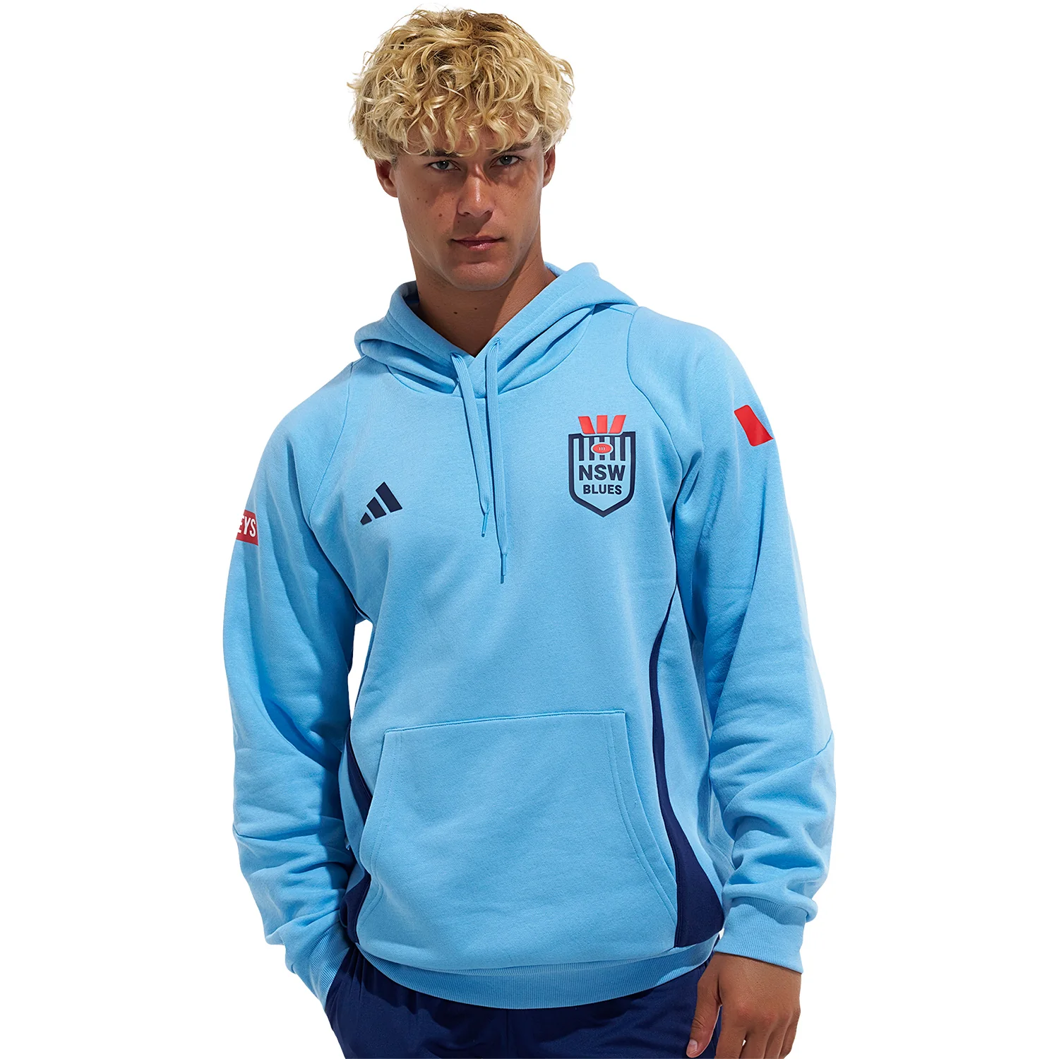 Westpac NSW Blues Mens 2026 Training Hoodie Light Blue