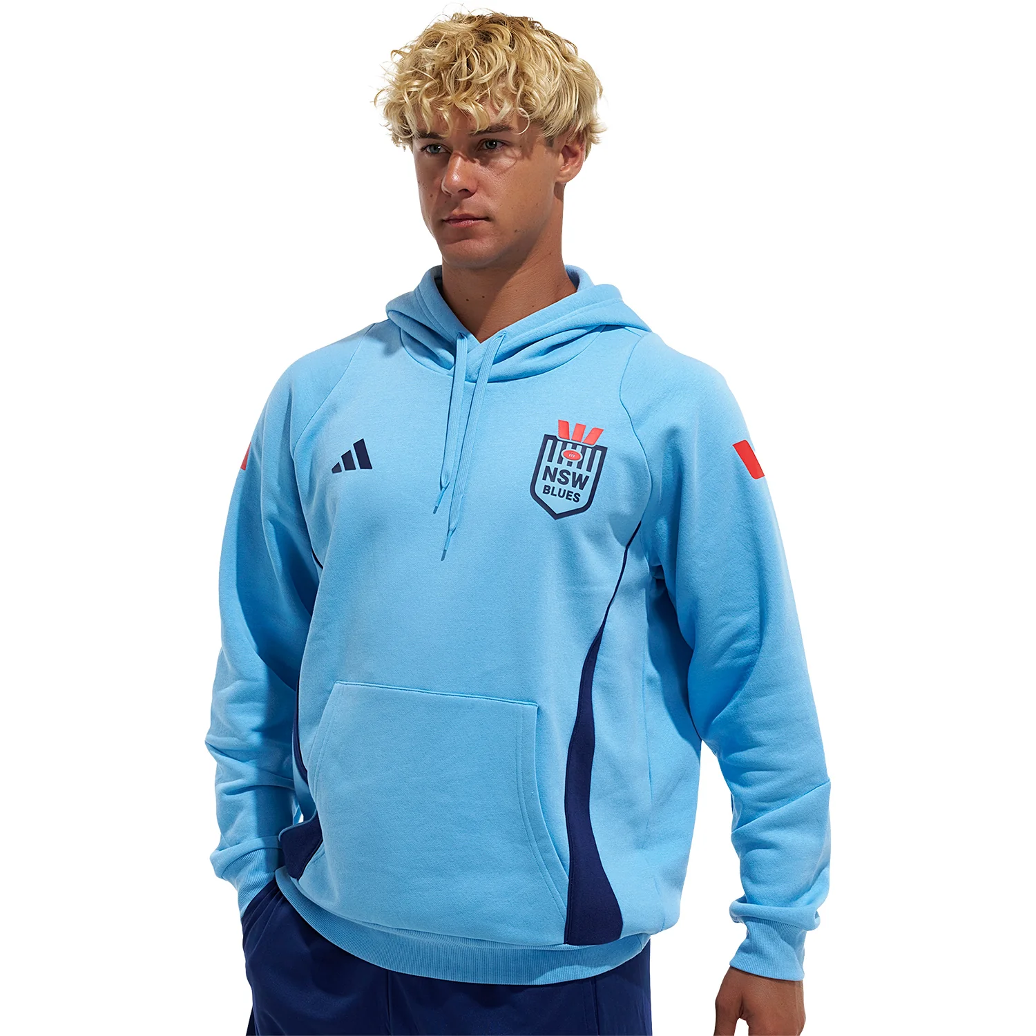 Westpac NSW Blues Mens 2026 Training Hoodie Light Blue - Image 2