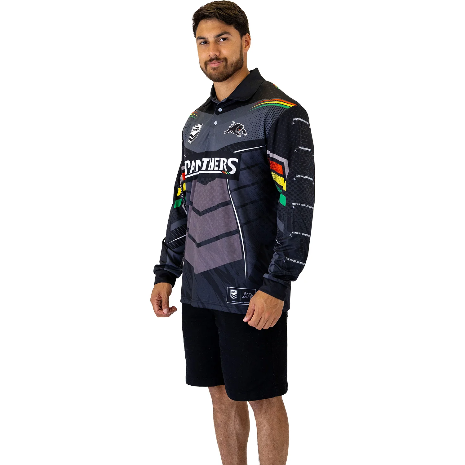 Panthers Cyber Fishing Shirt Mens - Image 2