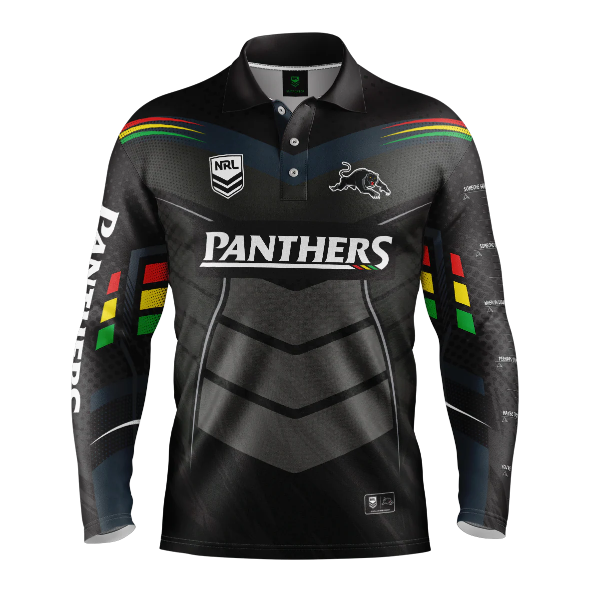 Panthers Cyber Fishing Shirt Mens - Image 5