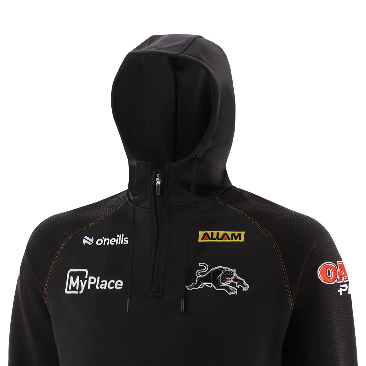 Penrith Panthers 2025 Mens Lesuire Tech Fleece HZ Hoodie - Image 3