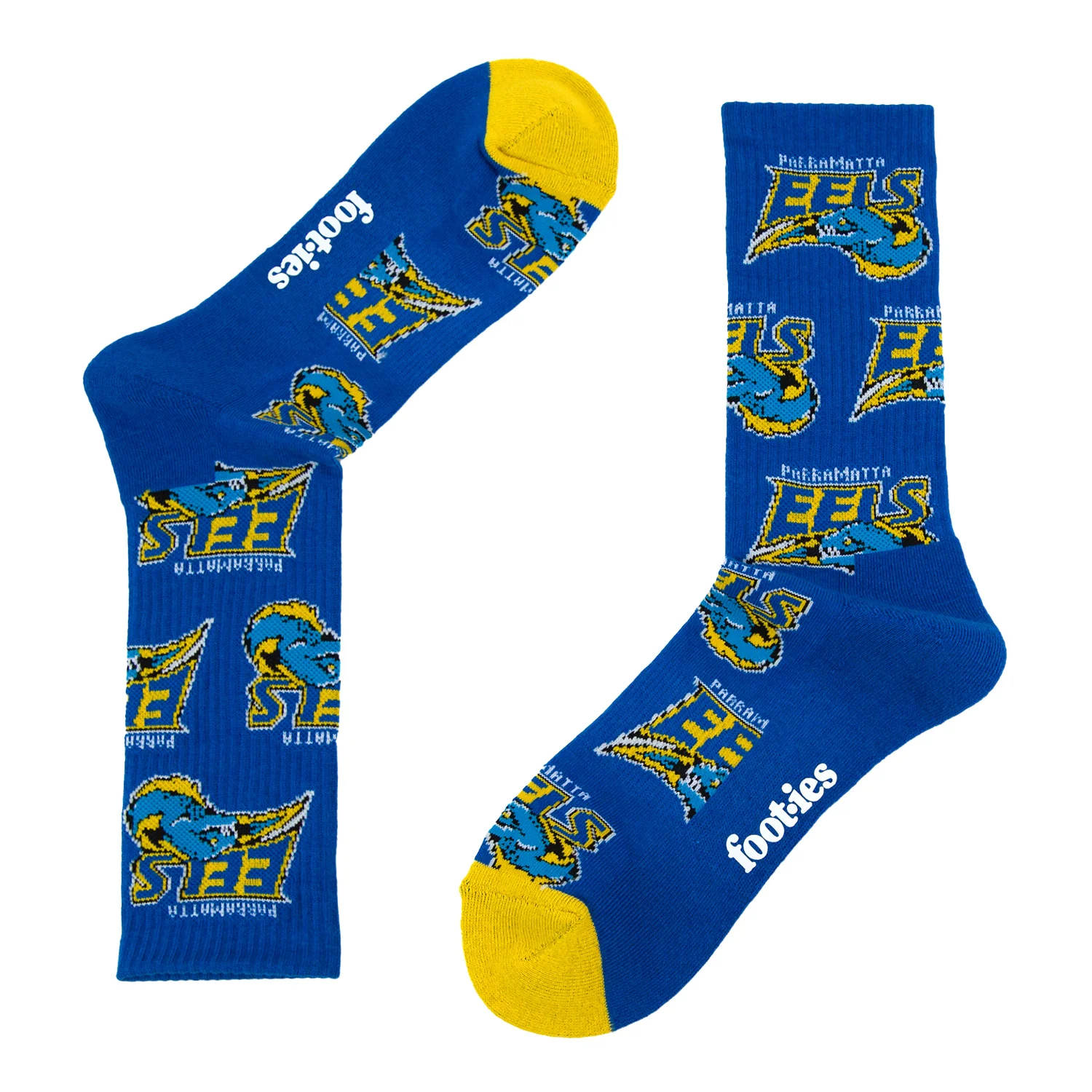 Parramatta Eels Retro Sneaker Sock 2 Pack - Image 4