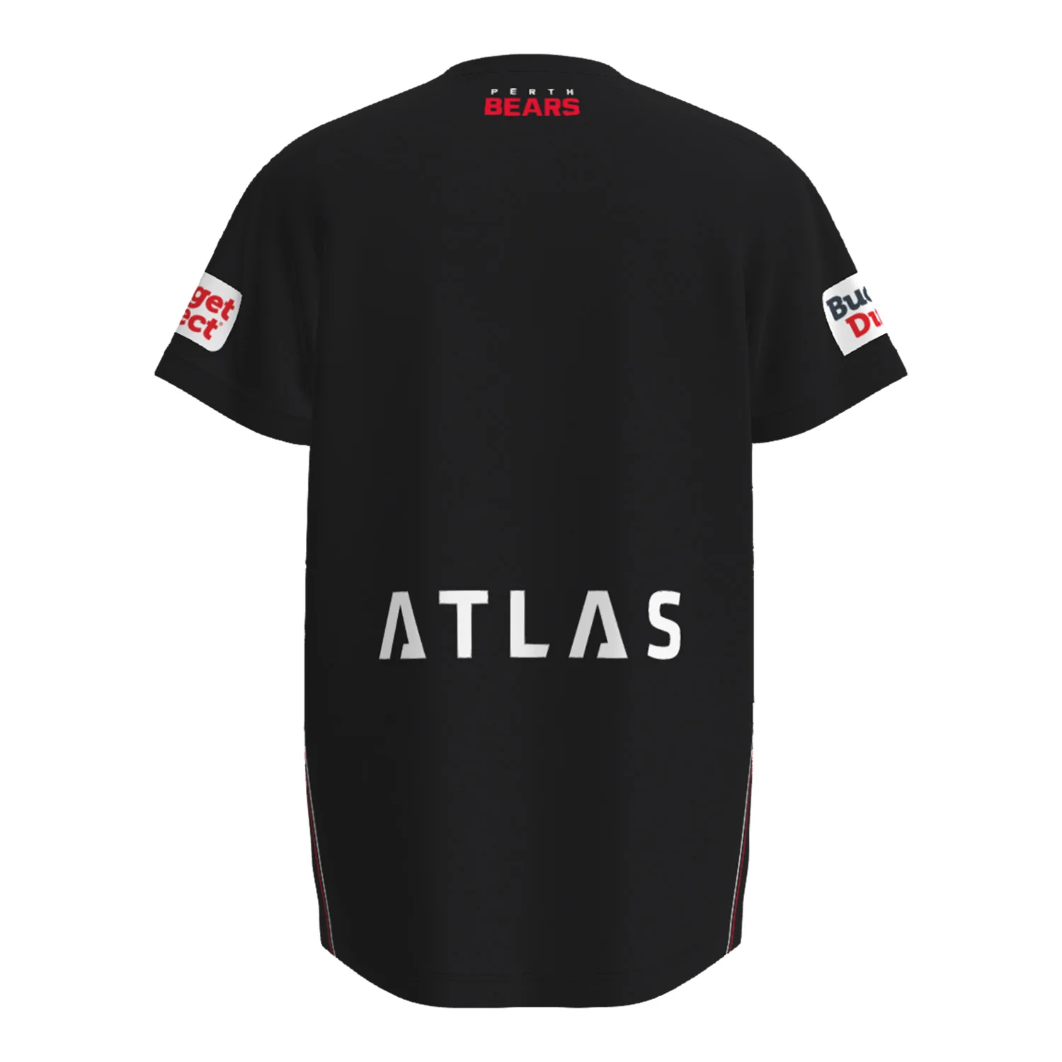 Perth Bears Mens Training Tee Ss Black - Image 2