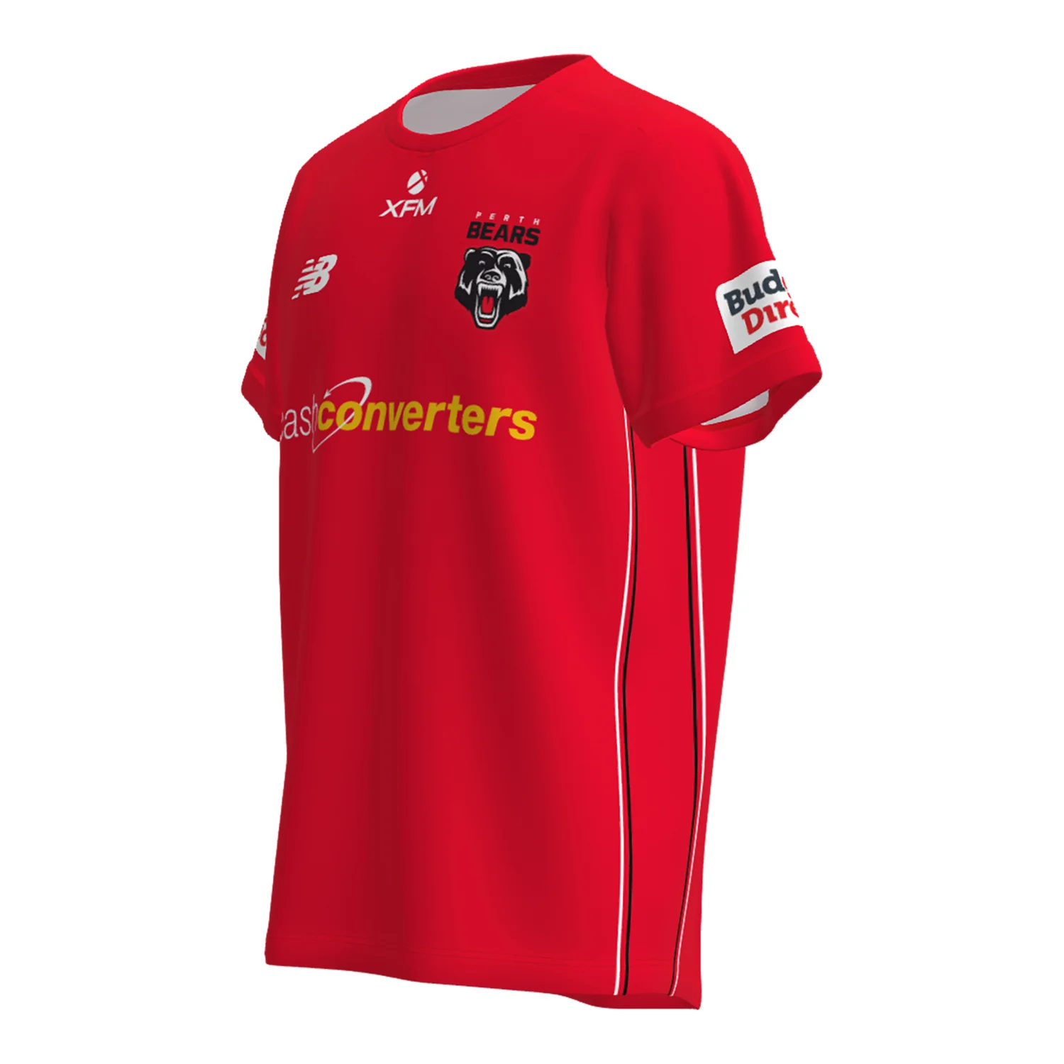 Perth Bears Mens Training Tee Ss Red - Image 2
