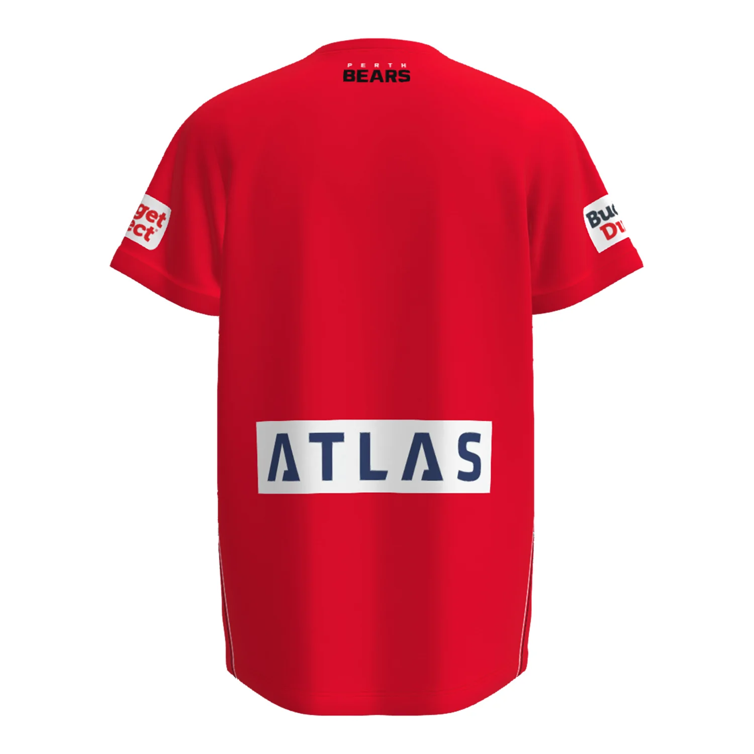 Perth Bears Mens Training Tee Ss Red - Image 3