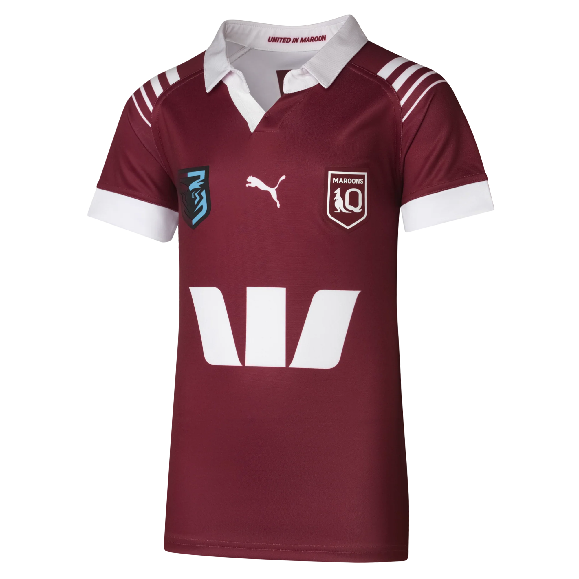 QLD Maroons 2024 Kids Replica Home Jersey