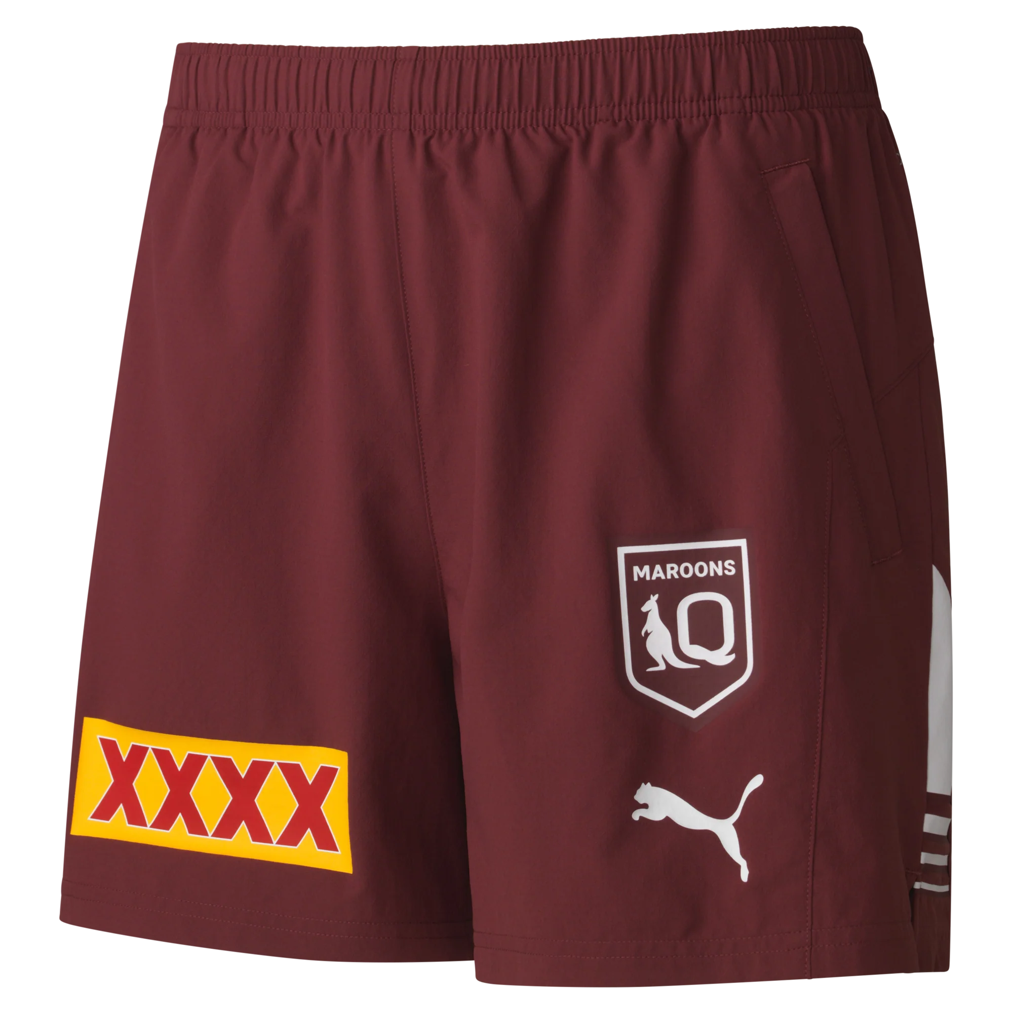 QLD Maroons 2024 Mens Training Shorts