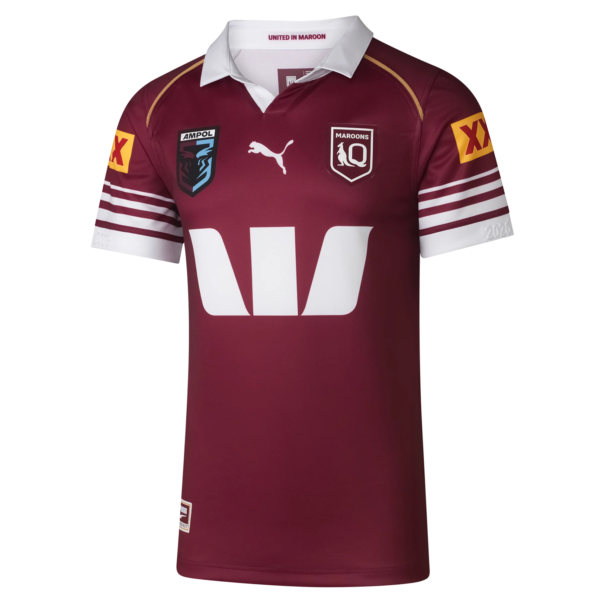 QLD Maroons Mens 2026 Home Jersey