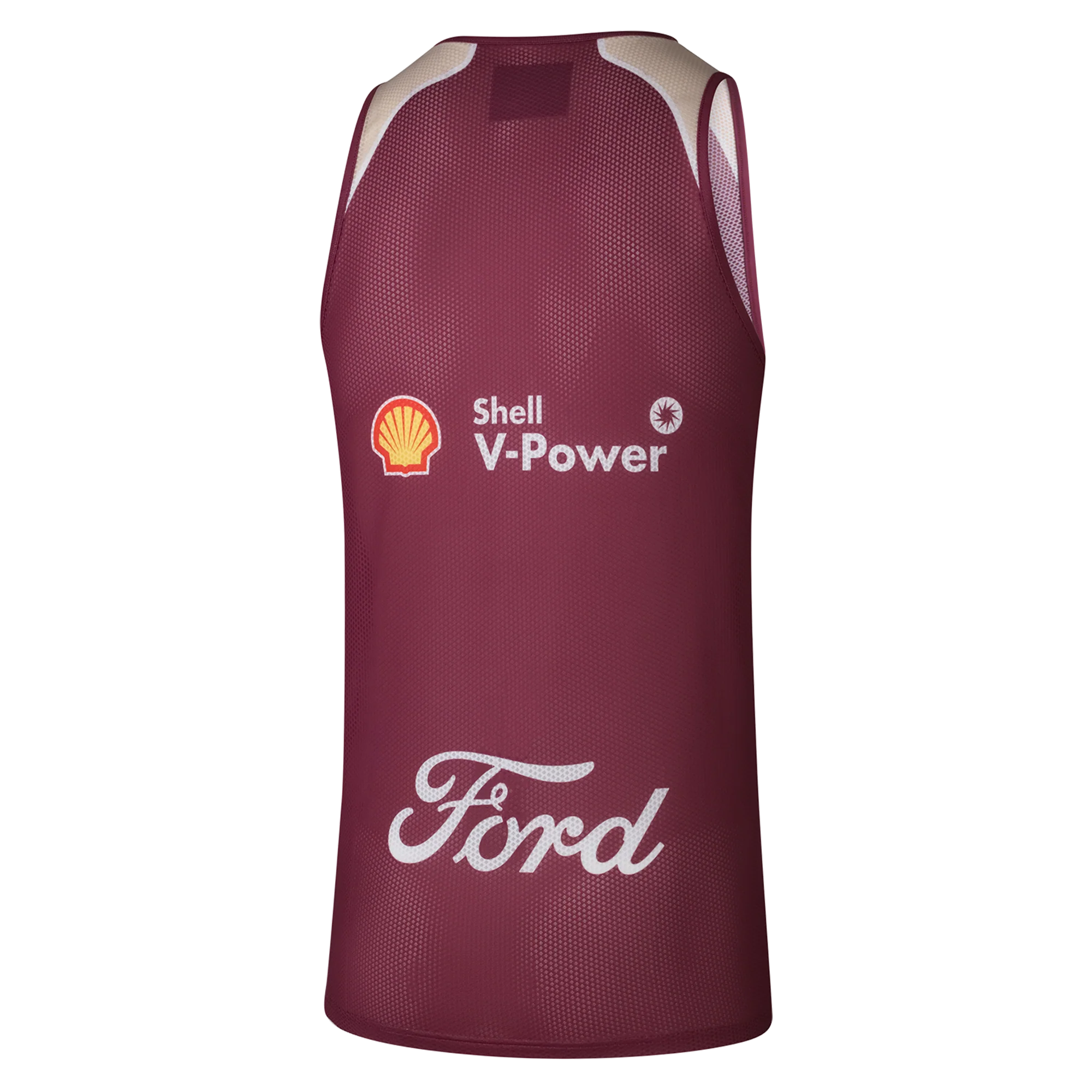 QLD Maroons Mens 2026 Singlet Burgandy - Image 2