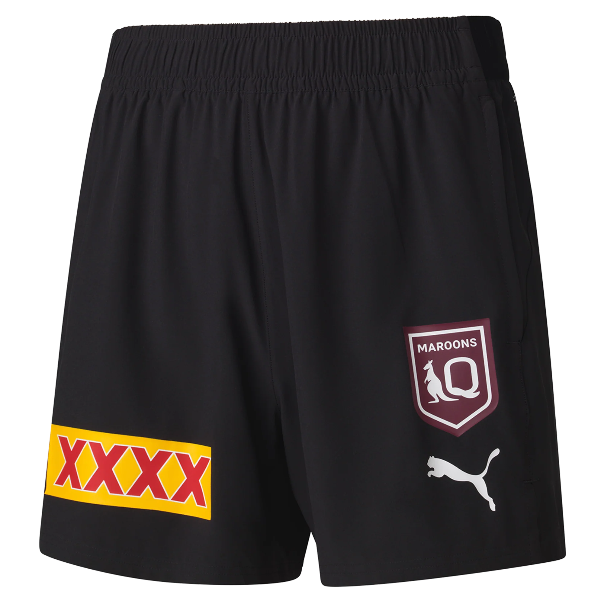 QLD Maroons Mens 2026 Training Shorts Black