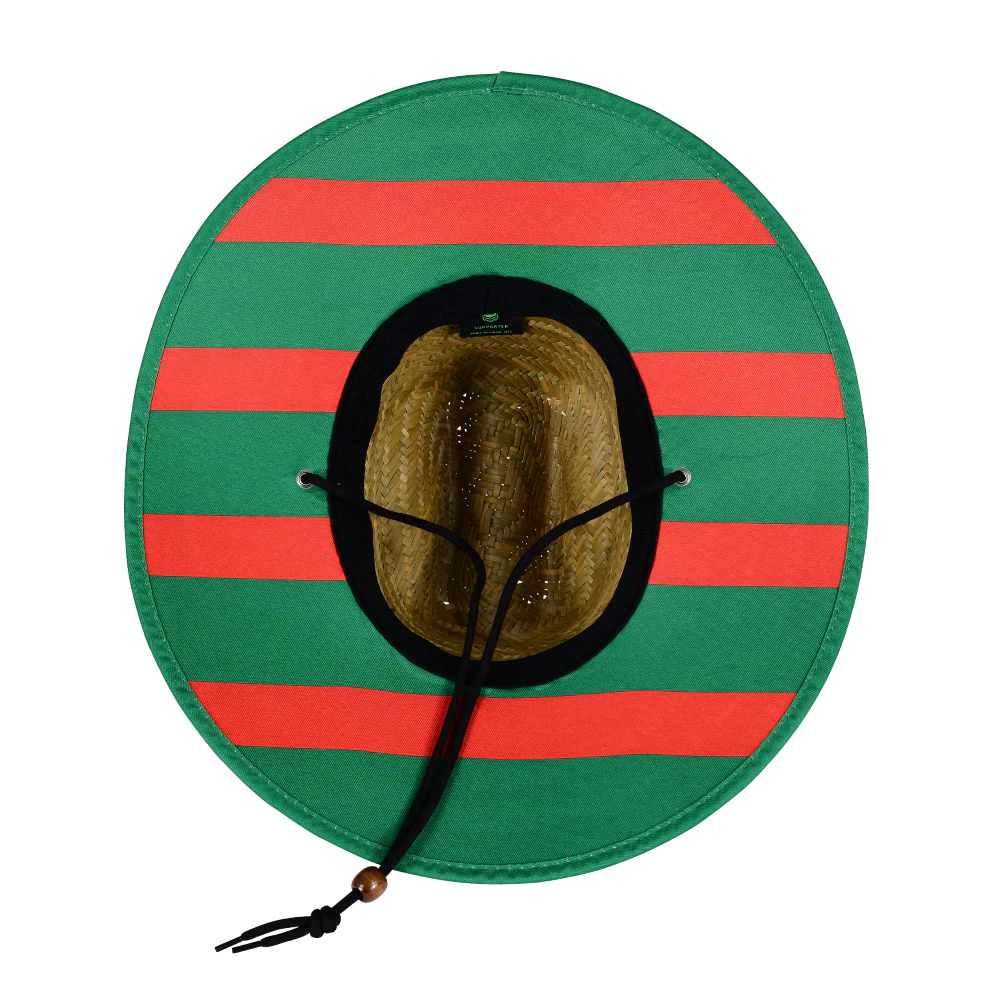Rabbitohs Adult Retro Straw Hat - Image 2