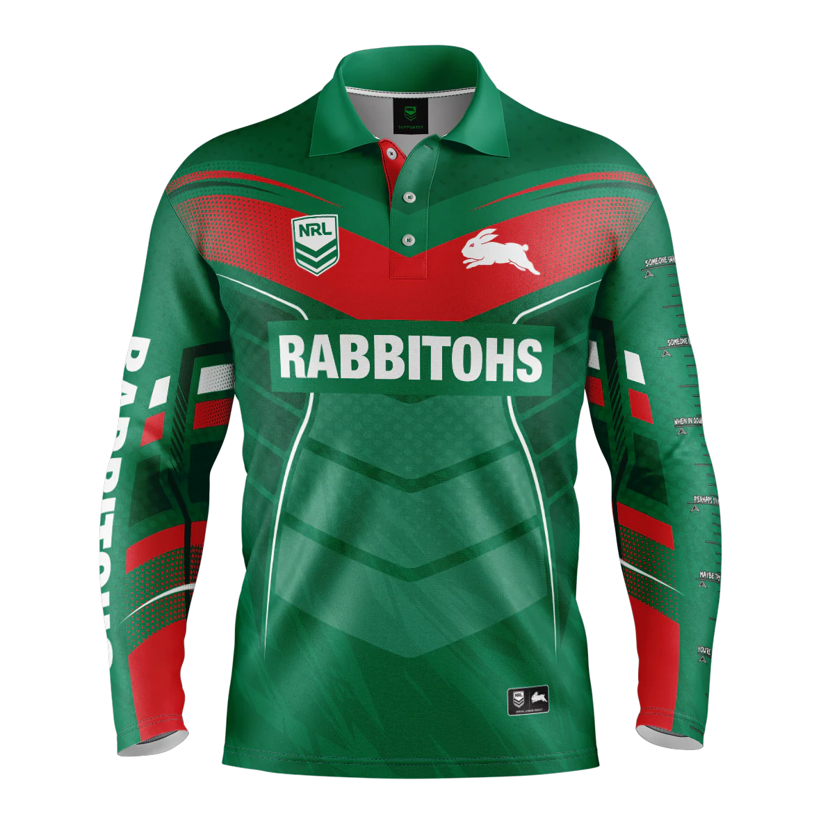 Rabbitohs Cyber Fishing Shirt  Mens - Image 5