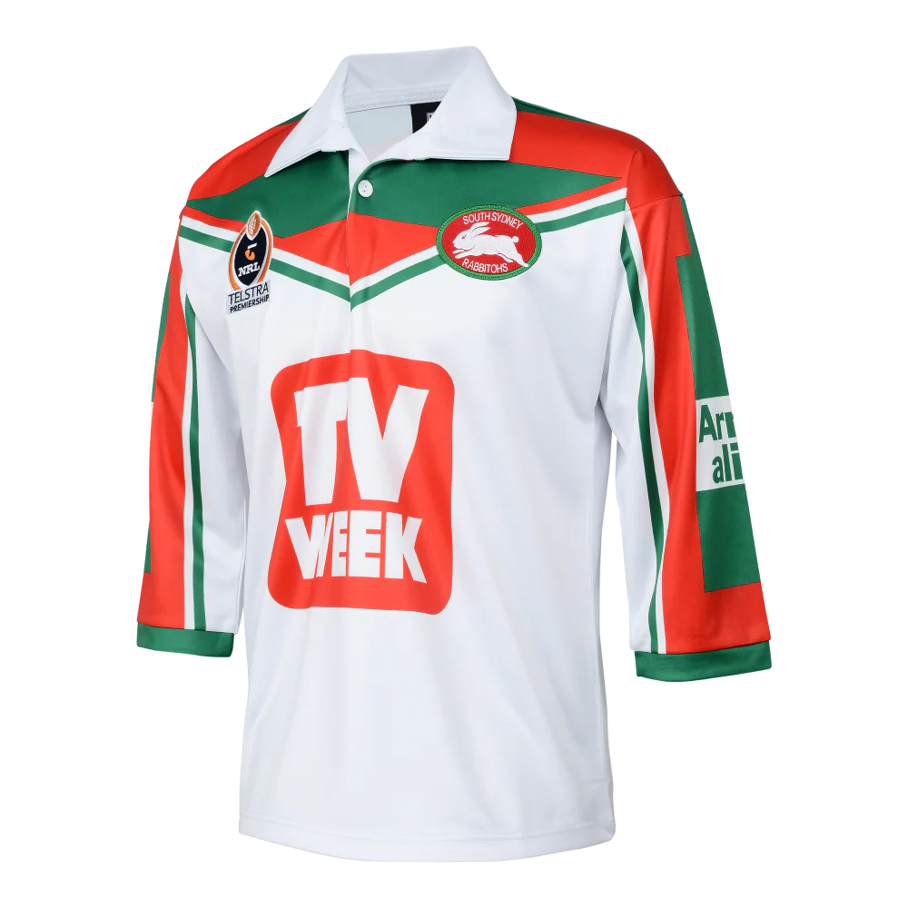 Rabbitohs Mens 2002 Away Retro Jersey