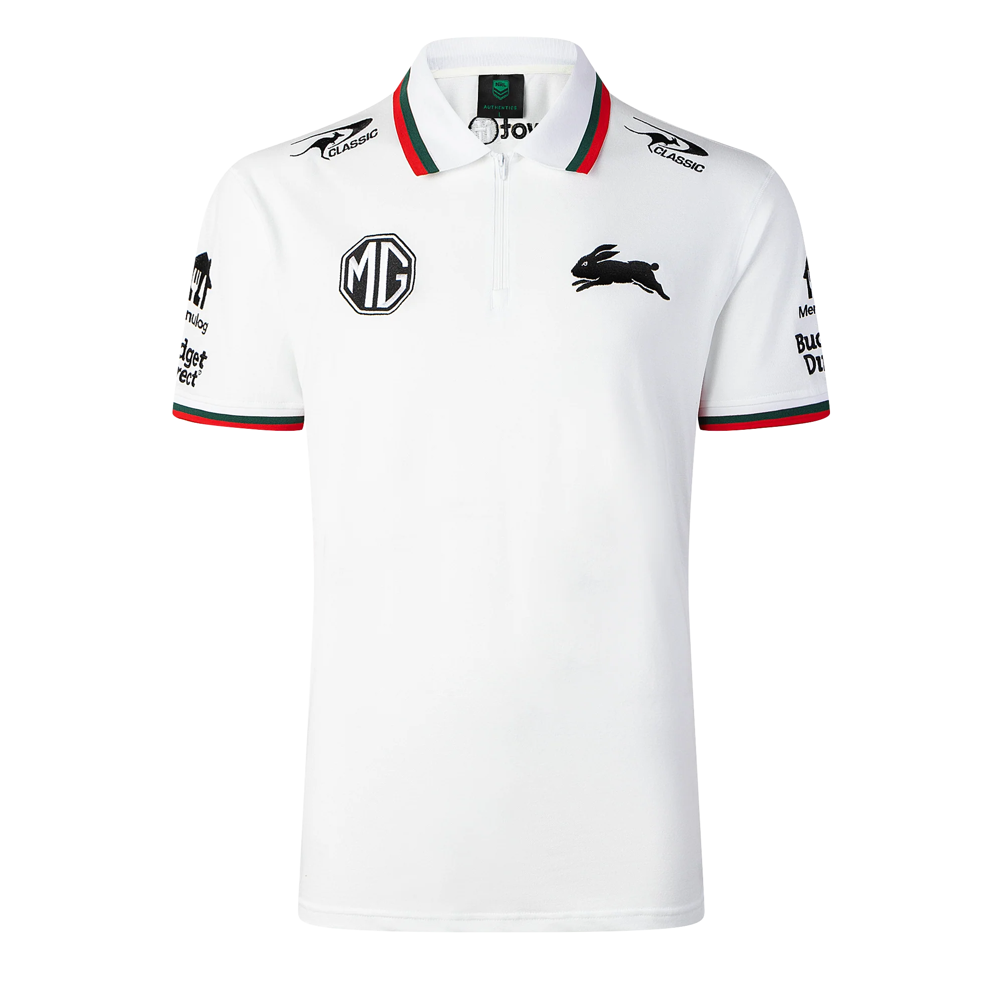 South Sydney Rabbitohs Mens 2026 Media Polo White