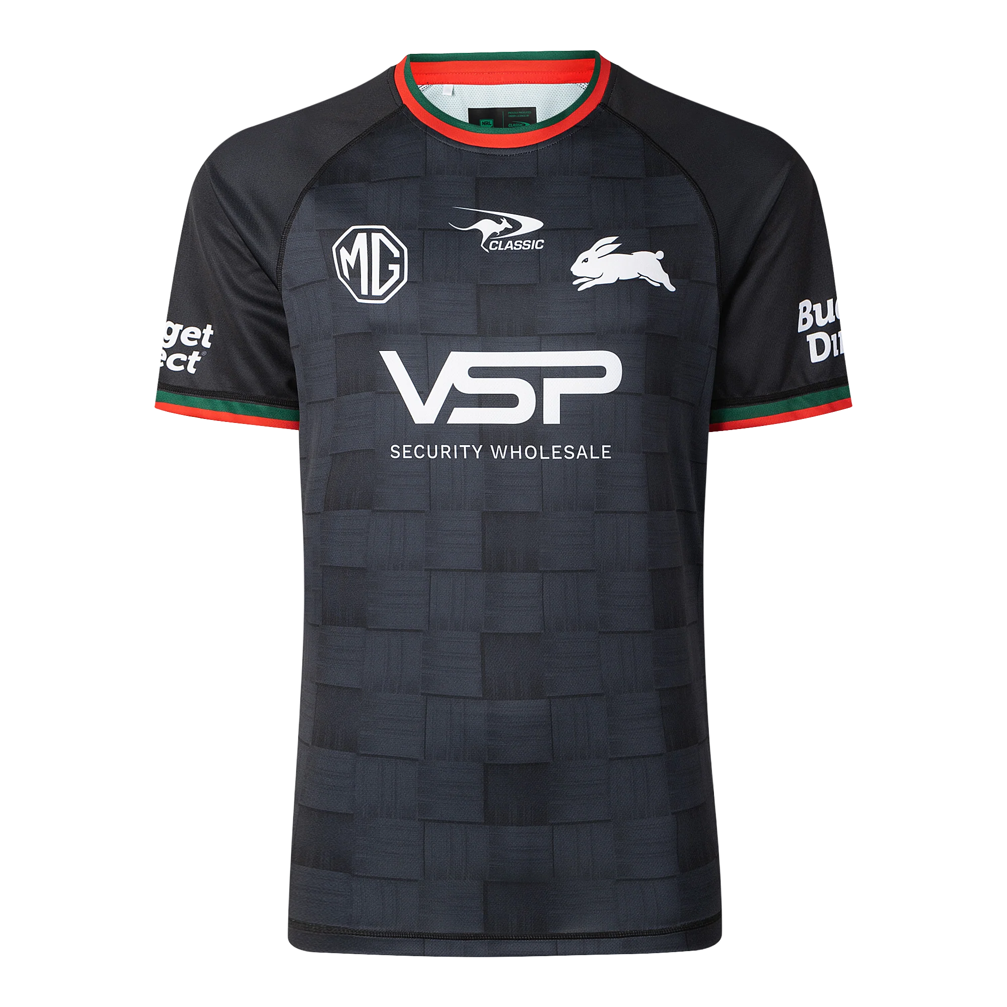 South Sydney Rabbitohs Mens 2026 Pro Training Tee Black