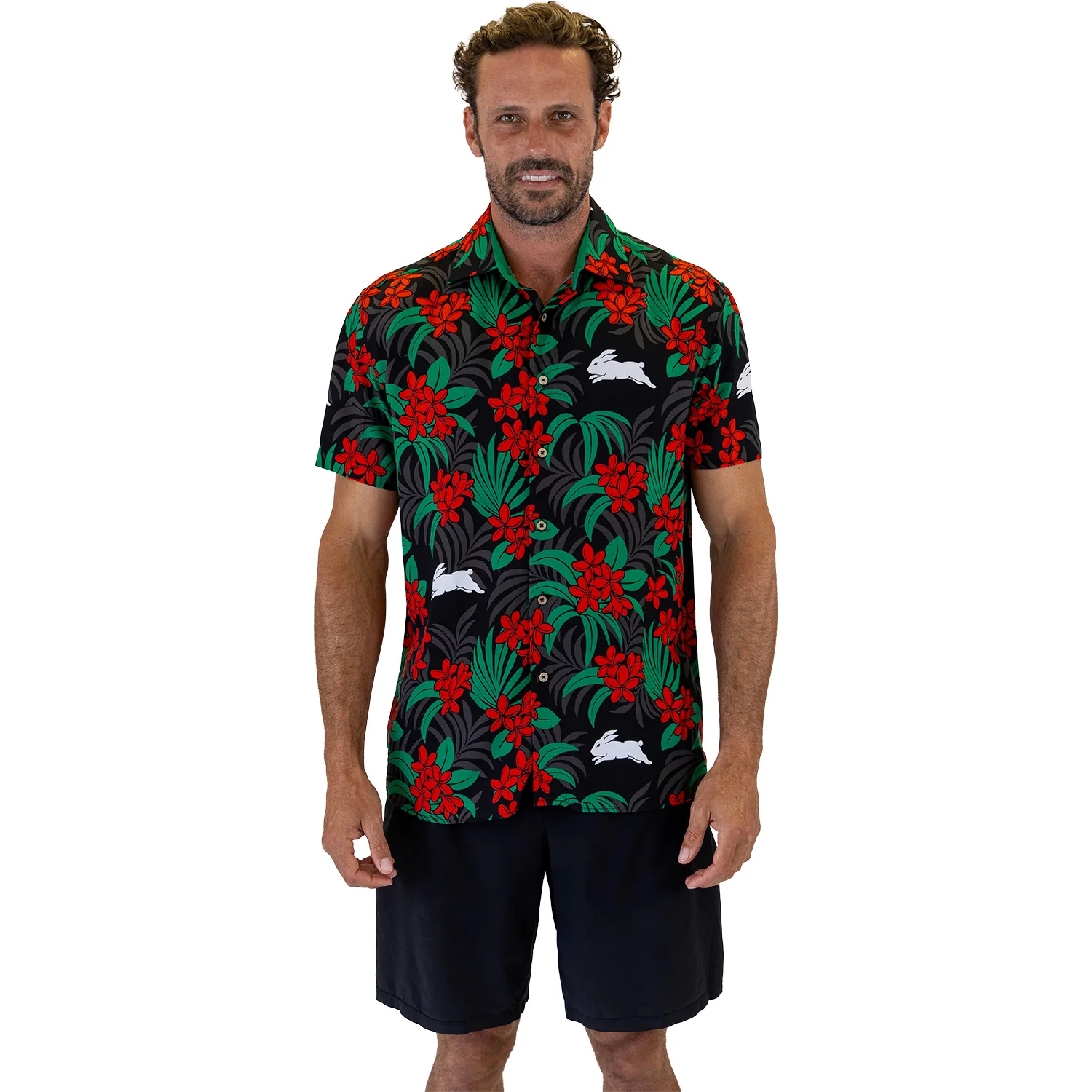 Rabbitohs Reef Hawaiian Shirts Mens