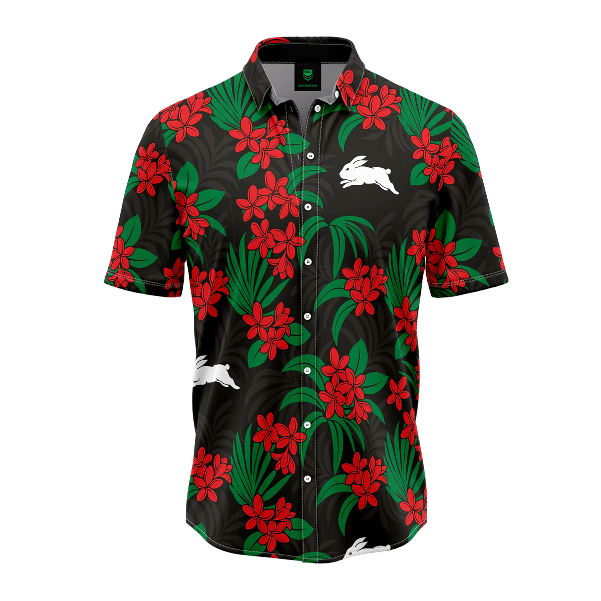 Rabbitohs Reef Hawaiian Shirts Mens - Image 3