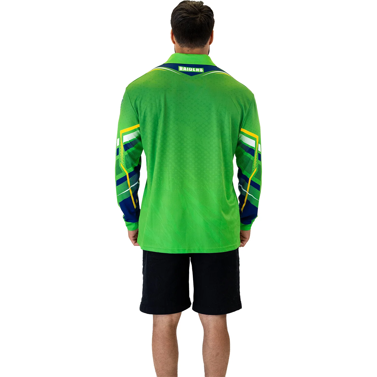 Raiders Cyber Fishing Shirt Mens - Image 4