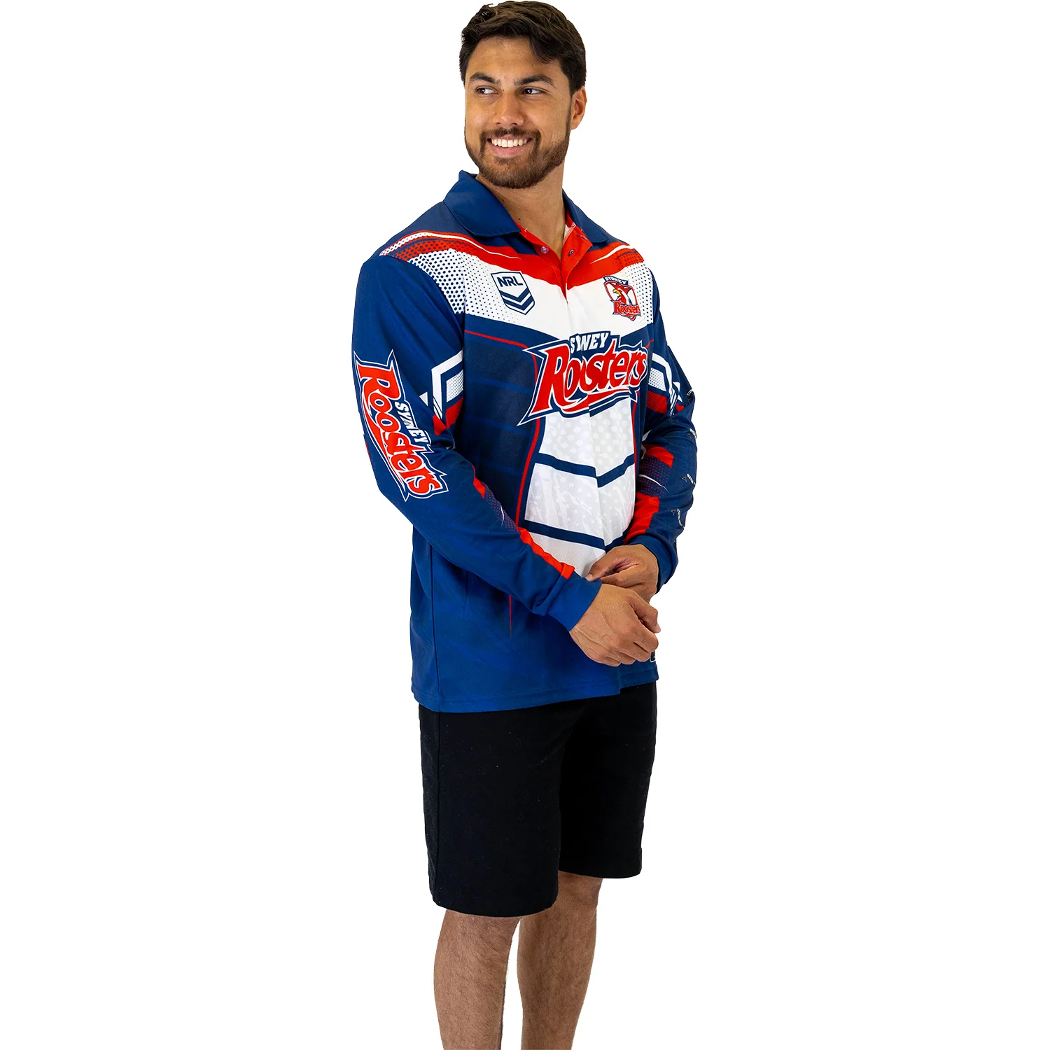 Roosters Cyber Fishing Shirt Mens - Image 2