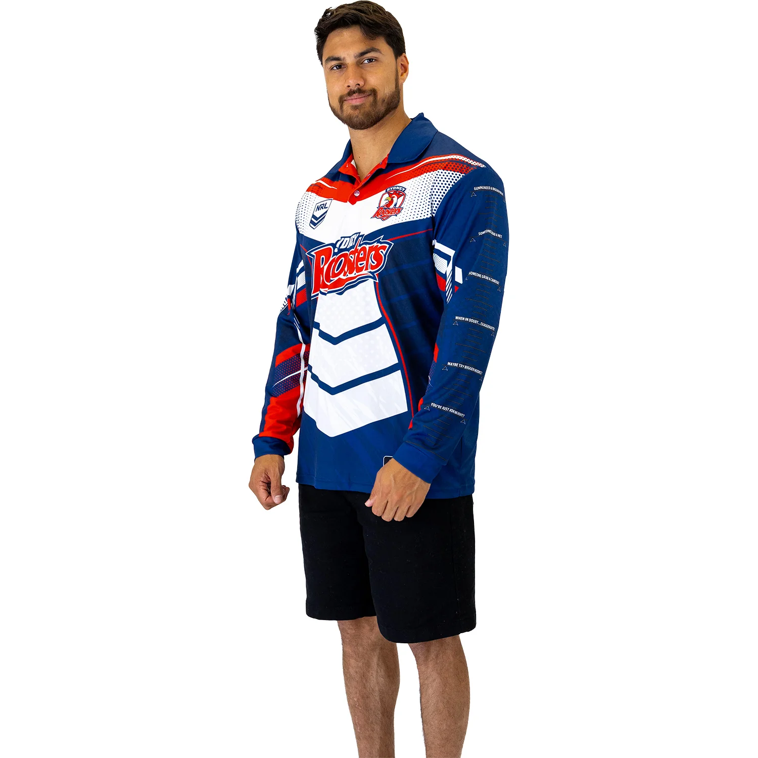 Roosters Cyber Fishing Shirt Mens - Image 3